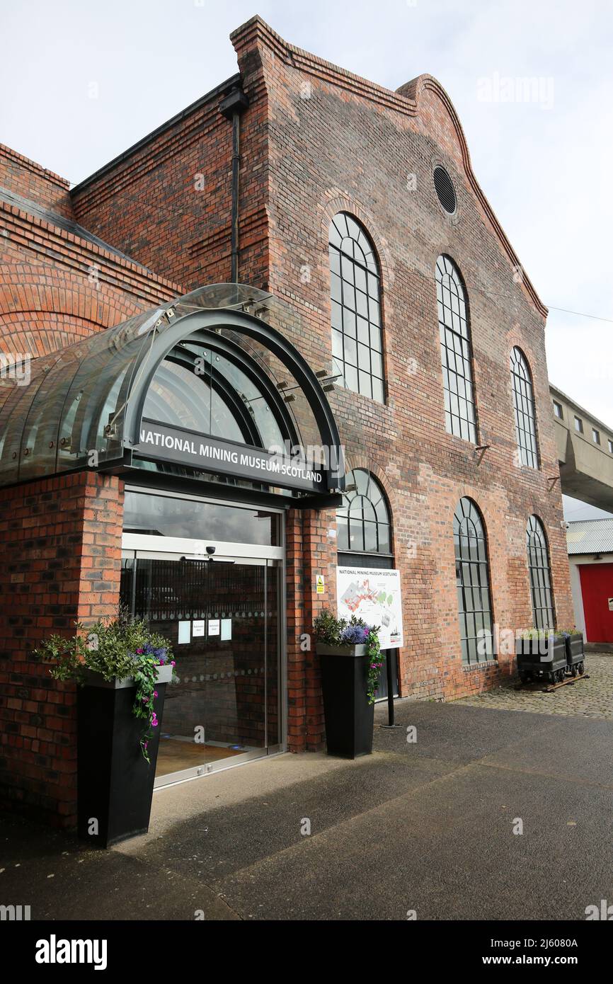 National Mining Museum, Lady Victoria Colliery, Newtongrange, Dalkeith EH22 4QN, Scozia, REGNO UNITO. È stato creato nel 1984, per conservare i resti di superficie fisica di Lady Victoria Colliery a Newtongrange, Midlothian, Scozia. La colliria, affondata dalla Lothian Coal Company nel 1890, è entrata in produzione nel 1894. Foto Stock