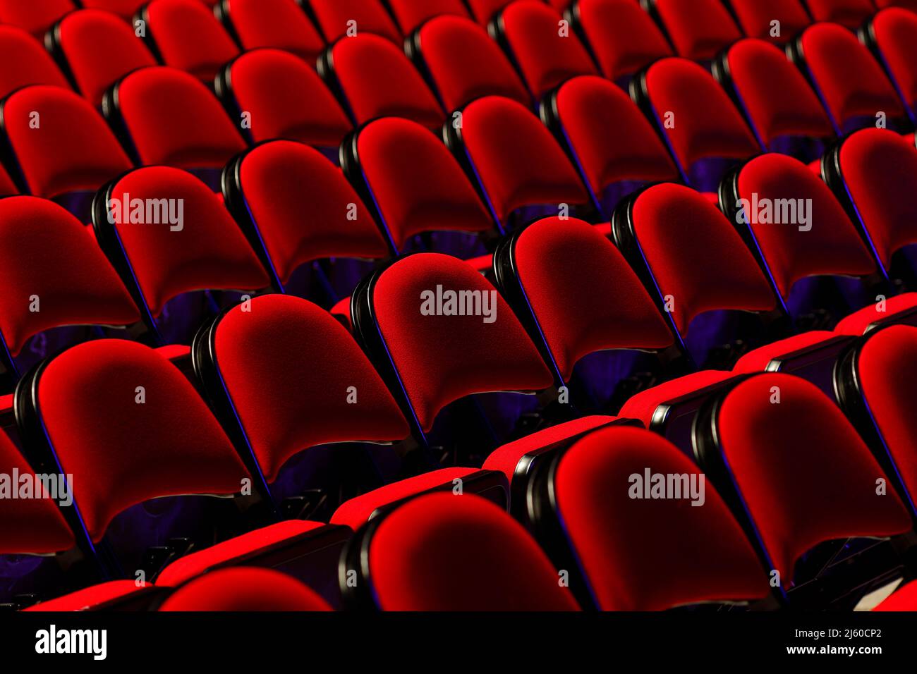 File di posti a sedere alla Bonus Arena di Hull, Regno Unito Foto Stock