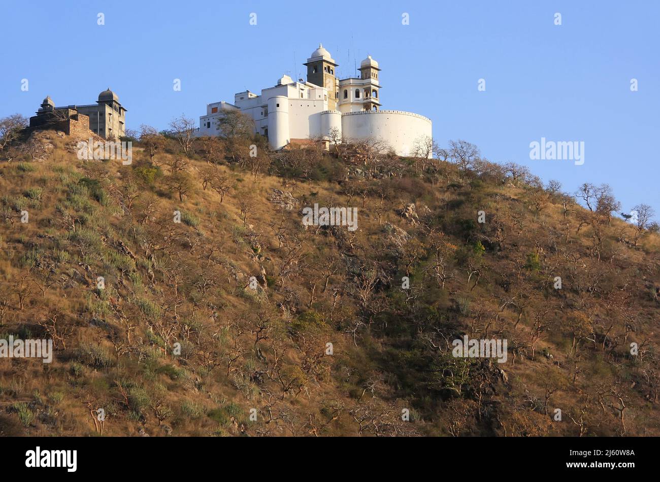 Monsoon Palace, Udaipur, Rajasthan, India Foto Stock