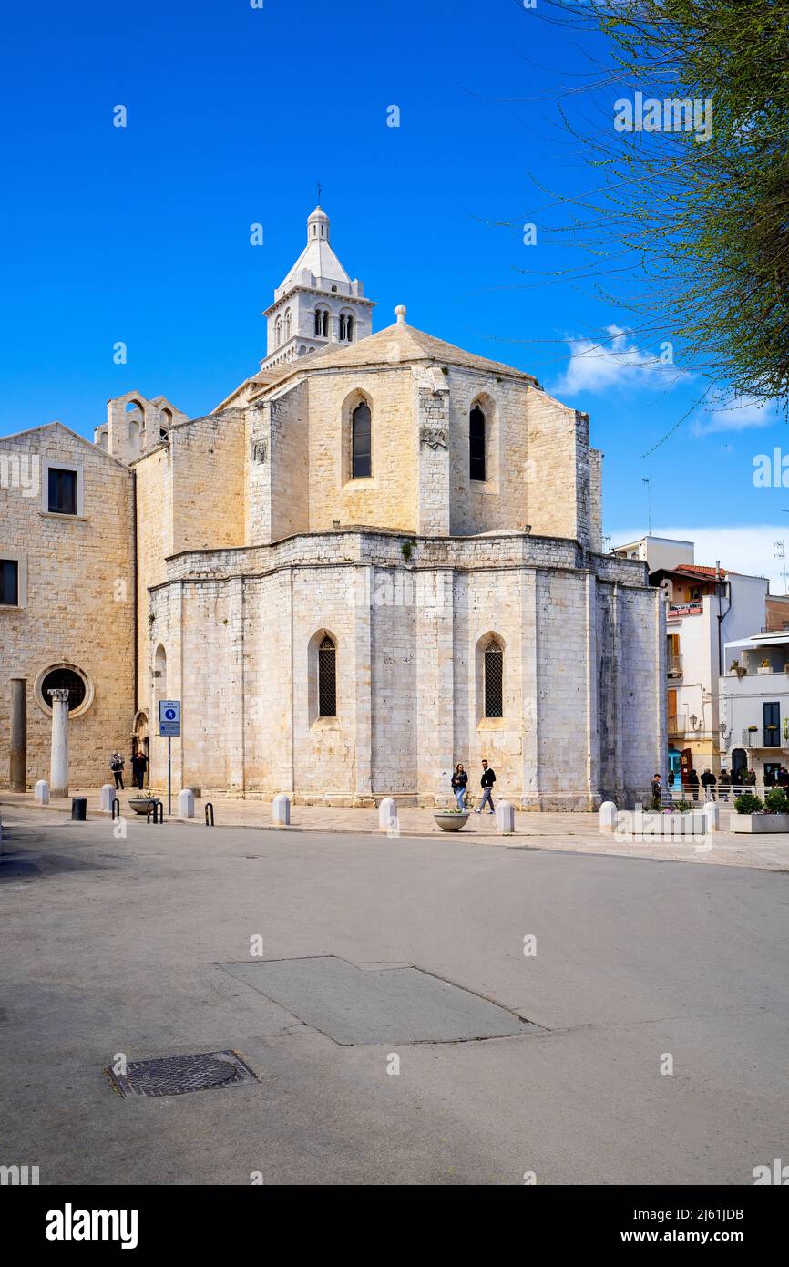 Cattedrale di Santa Maria maggiore, Barletta, Puglia, Italia. Foto Stock