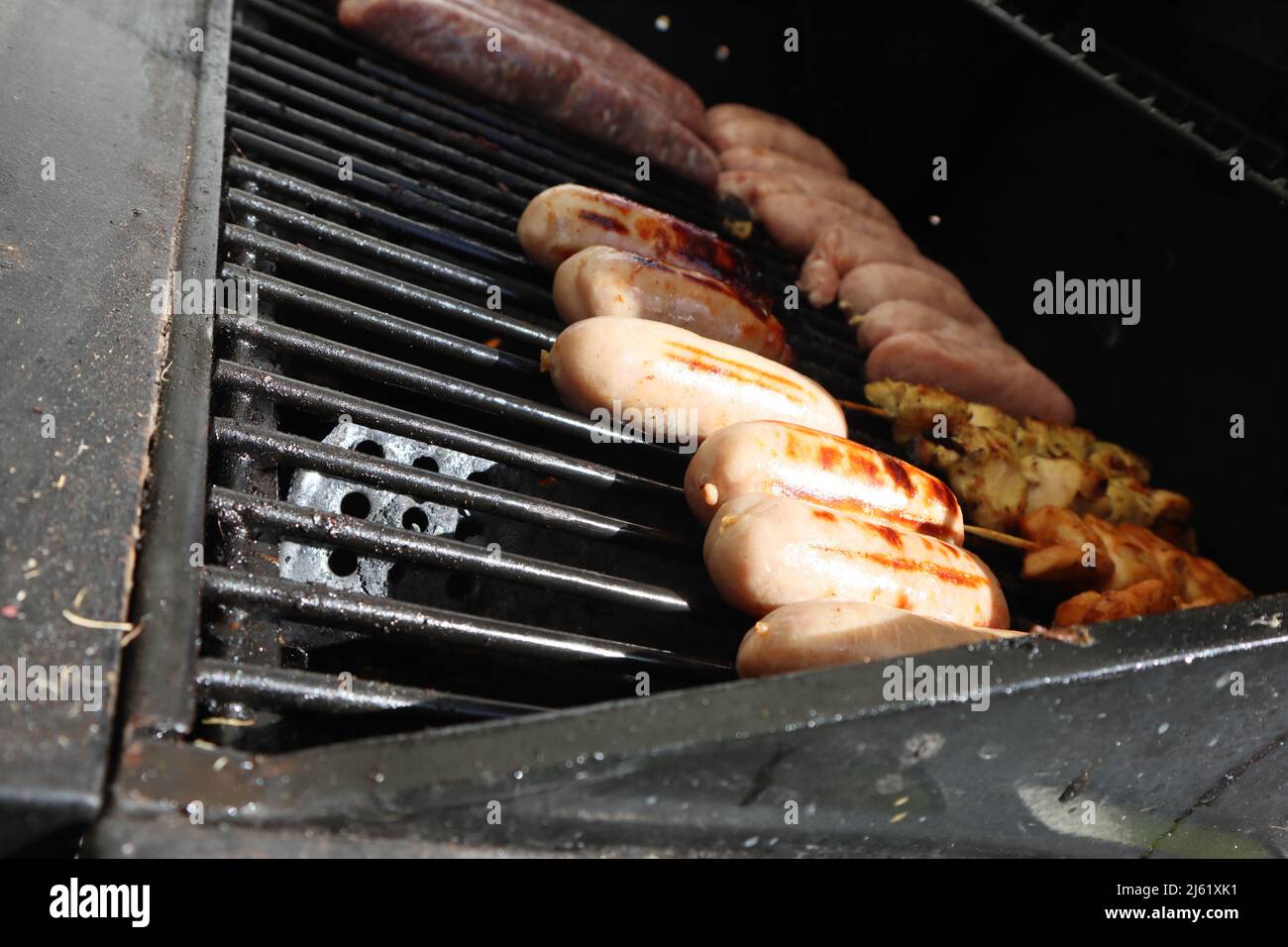 Braai sudafricano Foto Stock