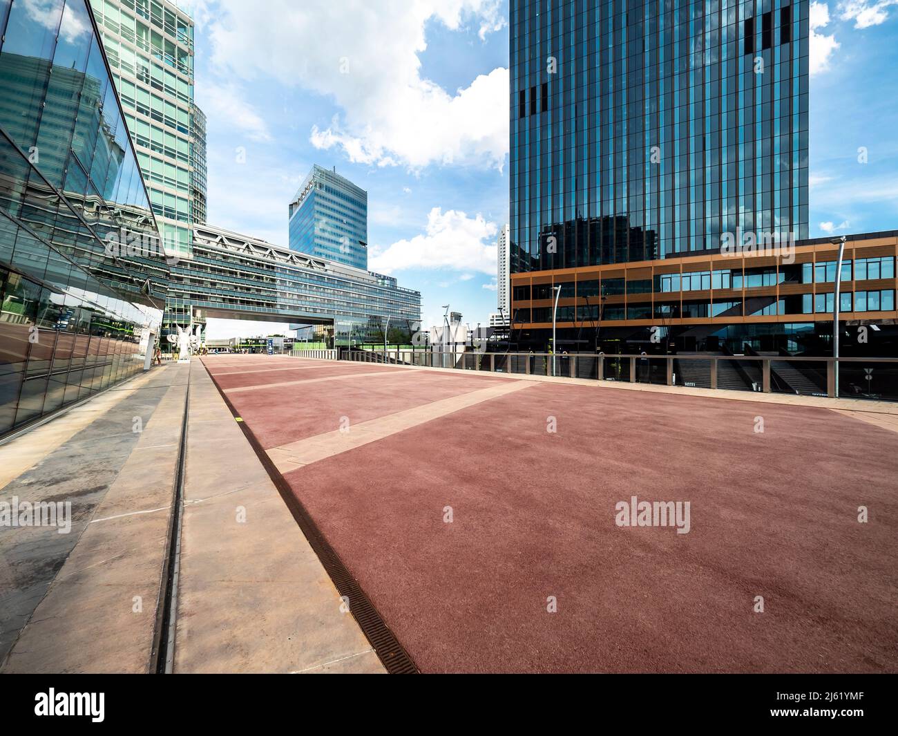 Austria, Vienna, Vienna International Centre campus a Donaustadt Foto Stock