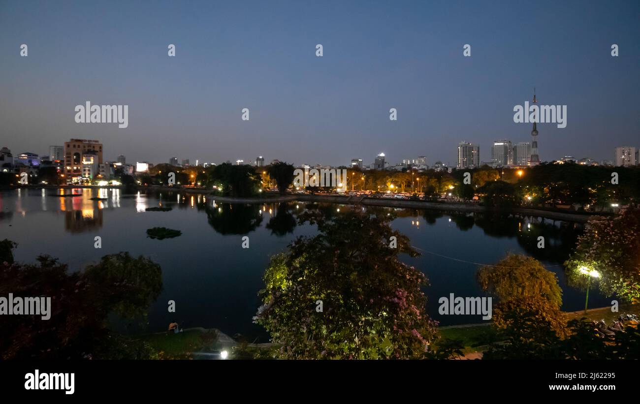 Lago di BA Mau Foto Stock