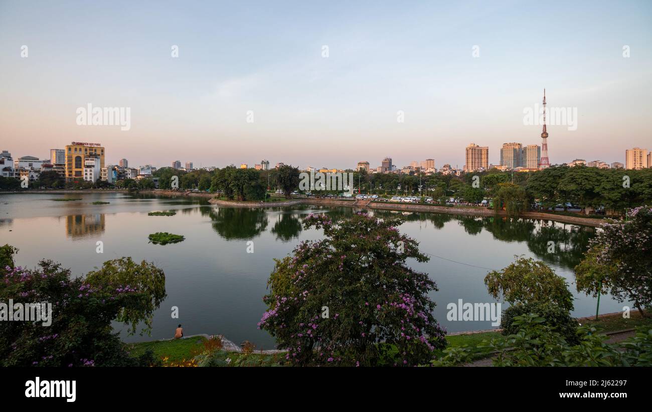 Lago di BA Mau Foto Stock