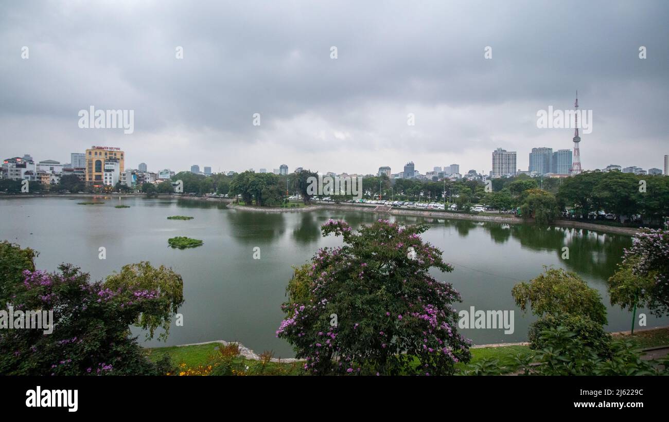 Lago di BA Mau Foto Stock