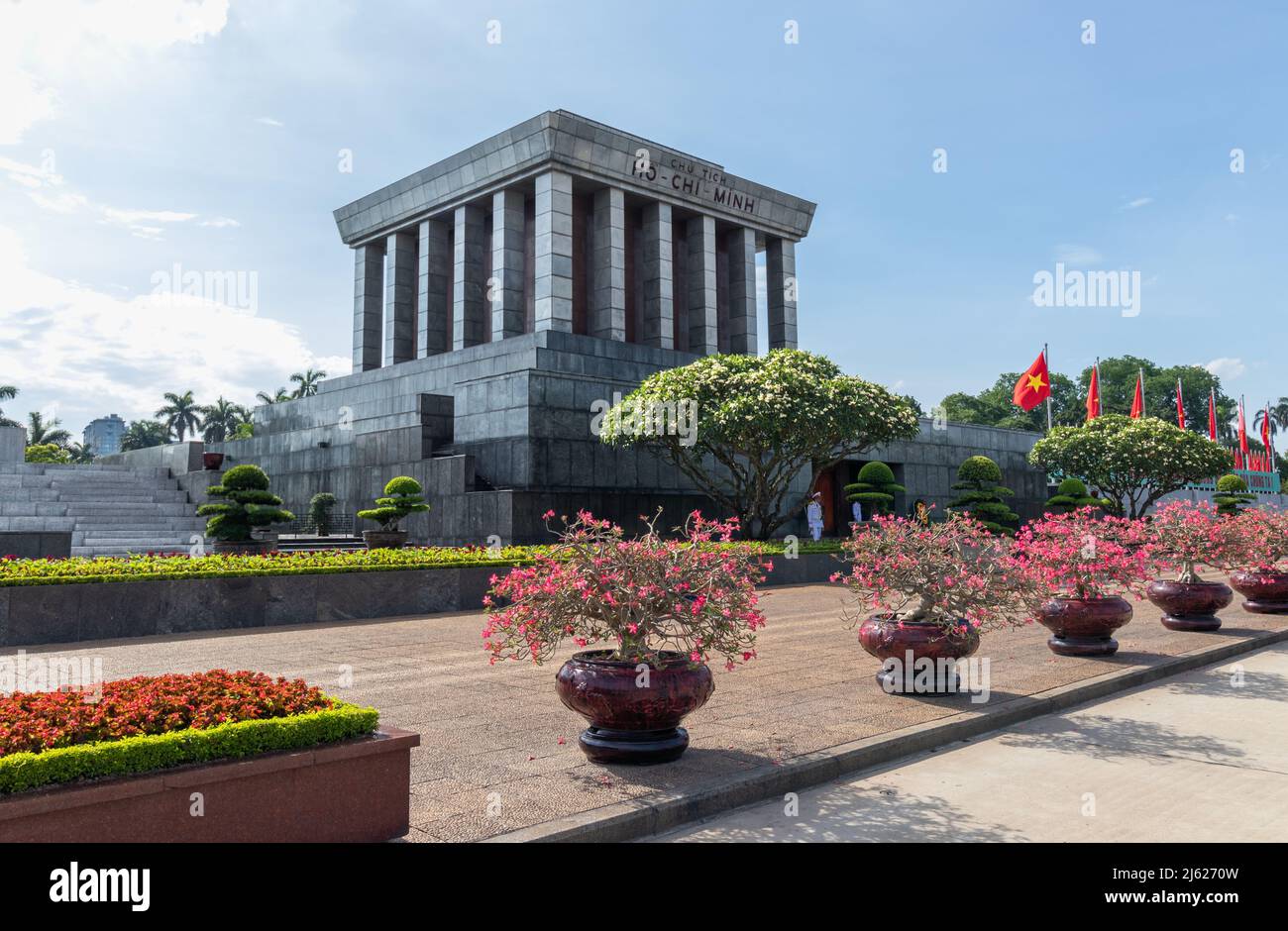 Lăng Chủ tịch Hồ Chí Minh Foto Stock