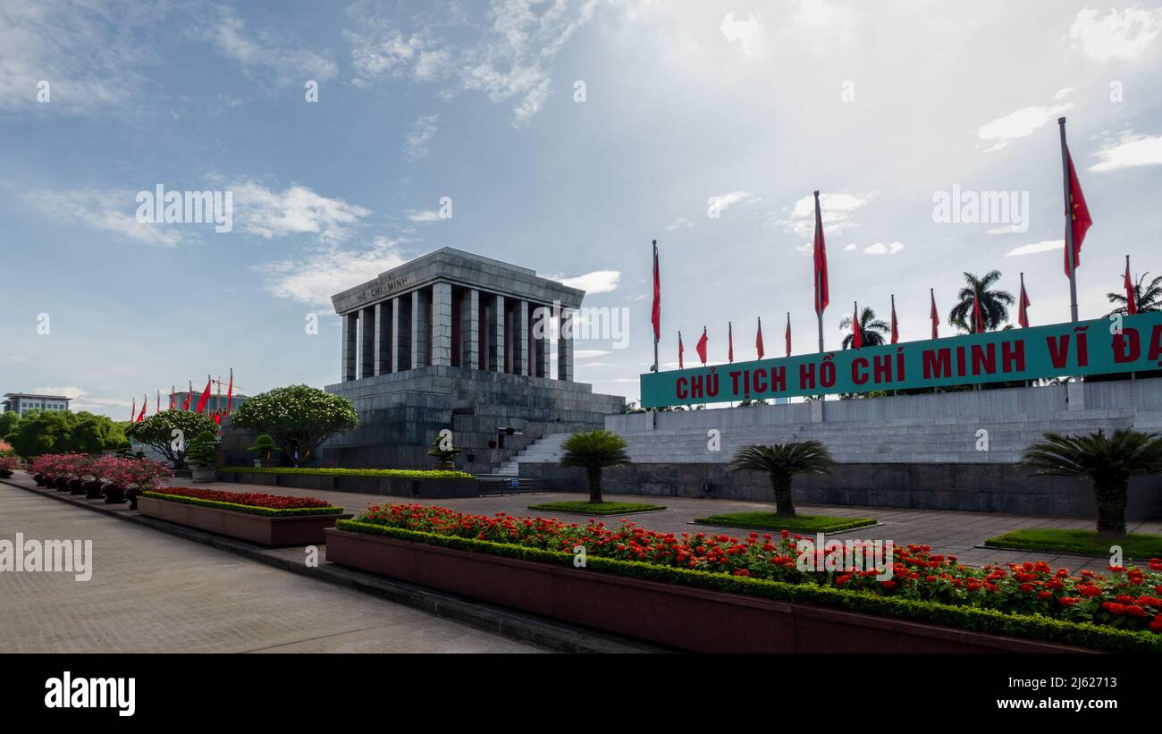 Lăng Chủ tịch Hồ Chí Minh Foto Stock