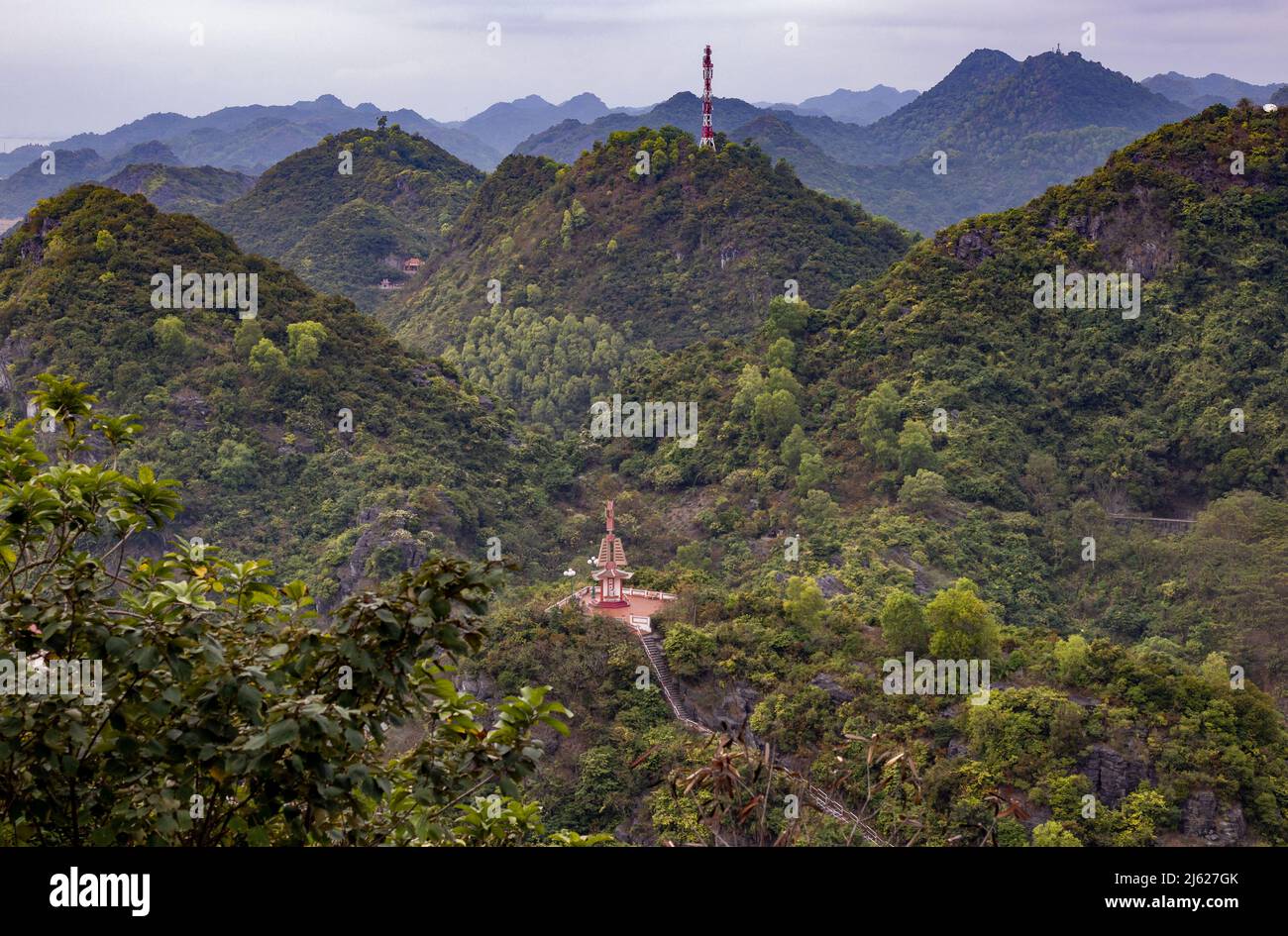 Trân Châu, Cát Hải, Hai Phong, Vietnam Foto Stock