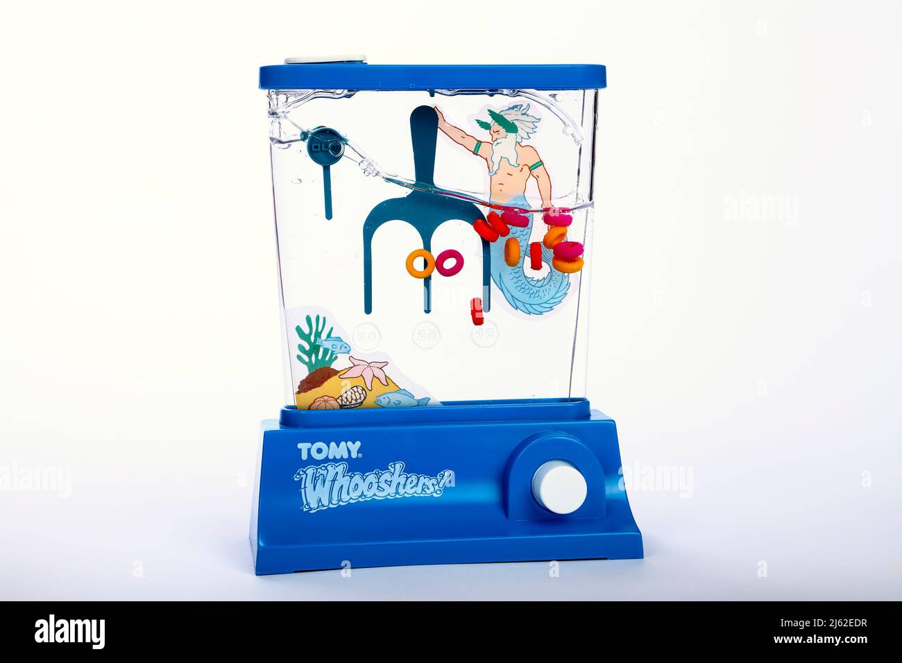 Tomy Whacky giochi d'acqua Whooshers un gioco pieno di acqua e cerchi di  plastica Foto stock - Alamy