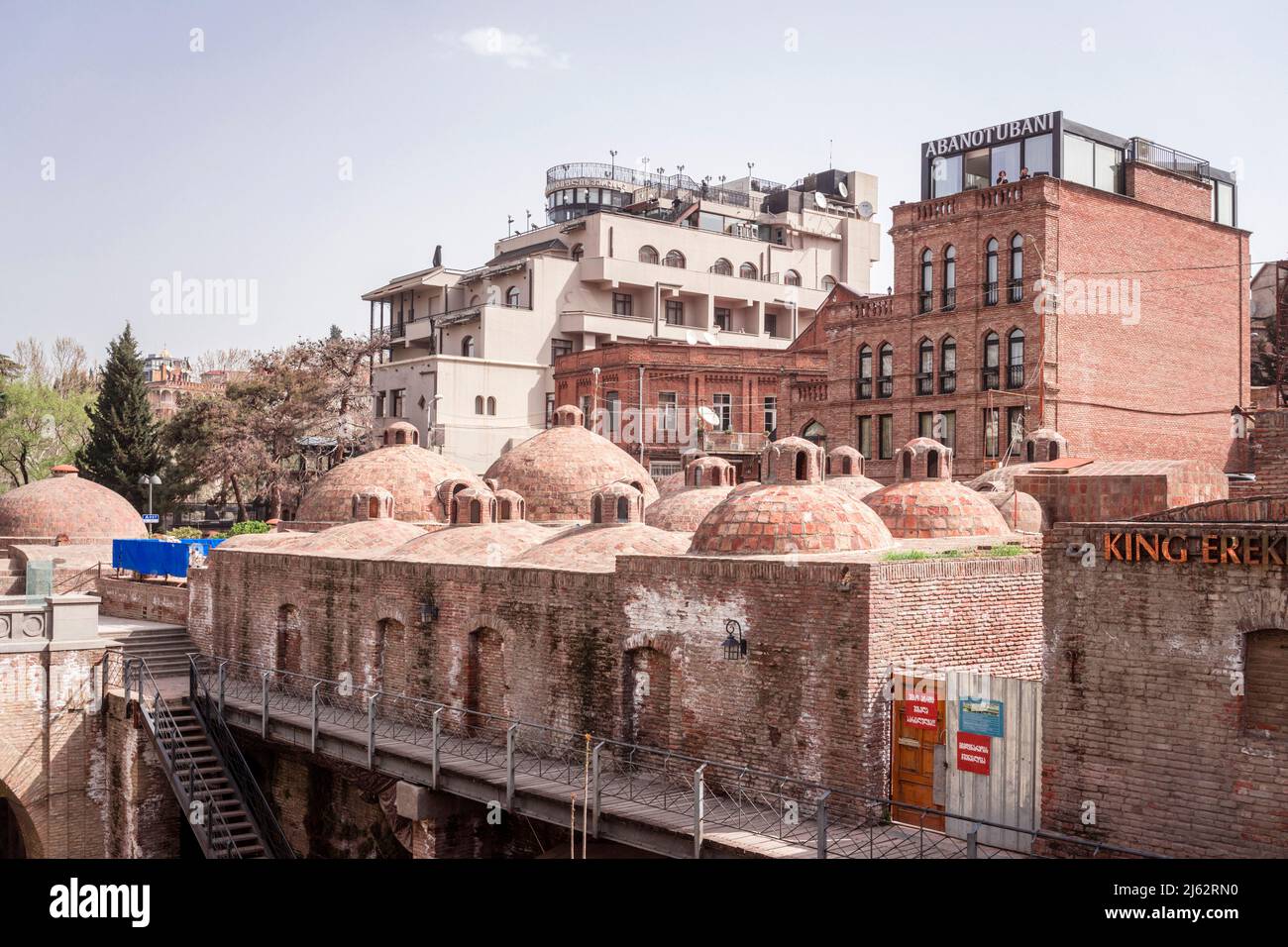 Bagni di zolfo Tbilisi Foto Stock