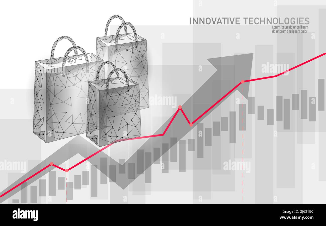 Grafico crescente dell'inflazione che aumenta il rischio. Macroeconomia analisi dei dati di marketing crysis. Recessione finanziaria verso il basso crescita vettore di iperinflazione Illustrazione Vettoriale