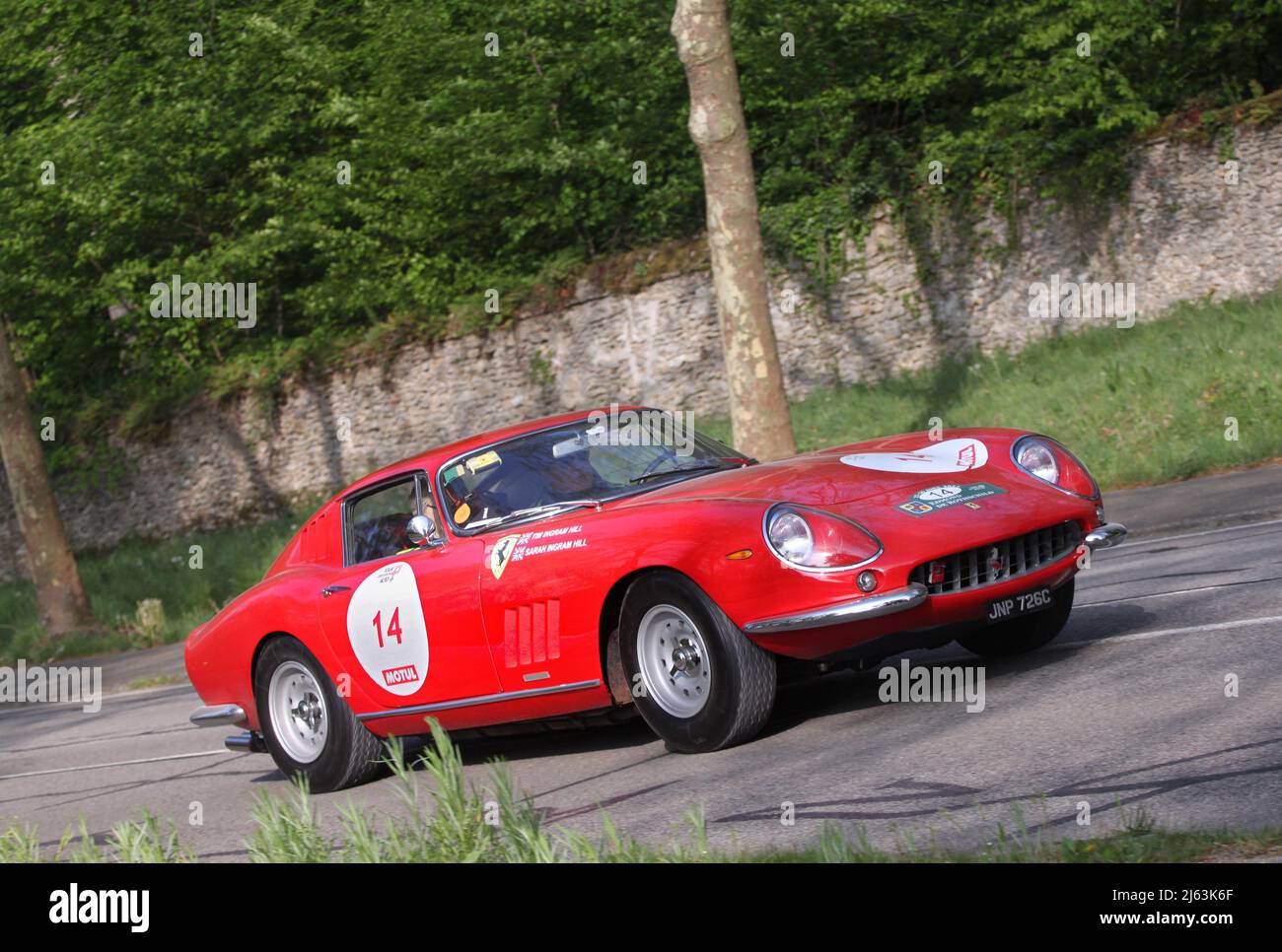 2022 TOUR AUTO - Étape 1 - Chateau de Rambouillet - Ferrari 275 GTB 1965 Foto Stock