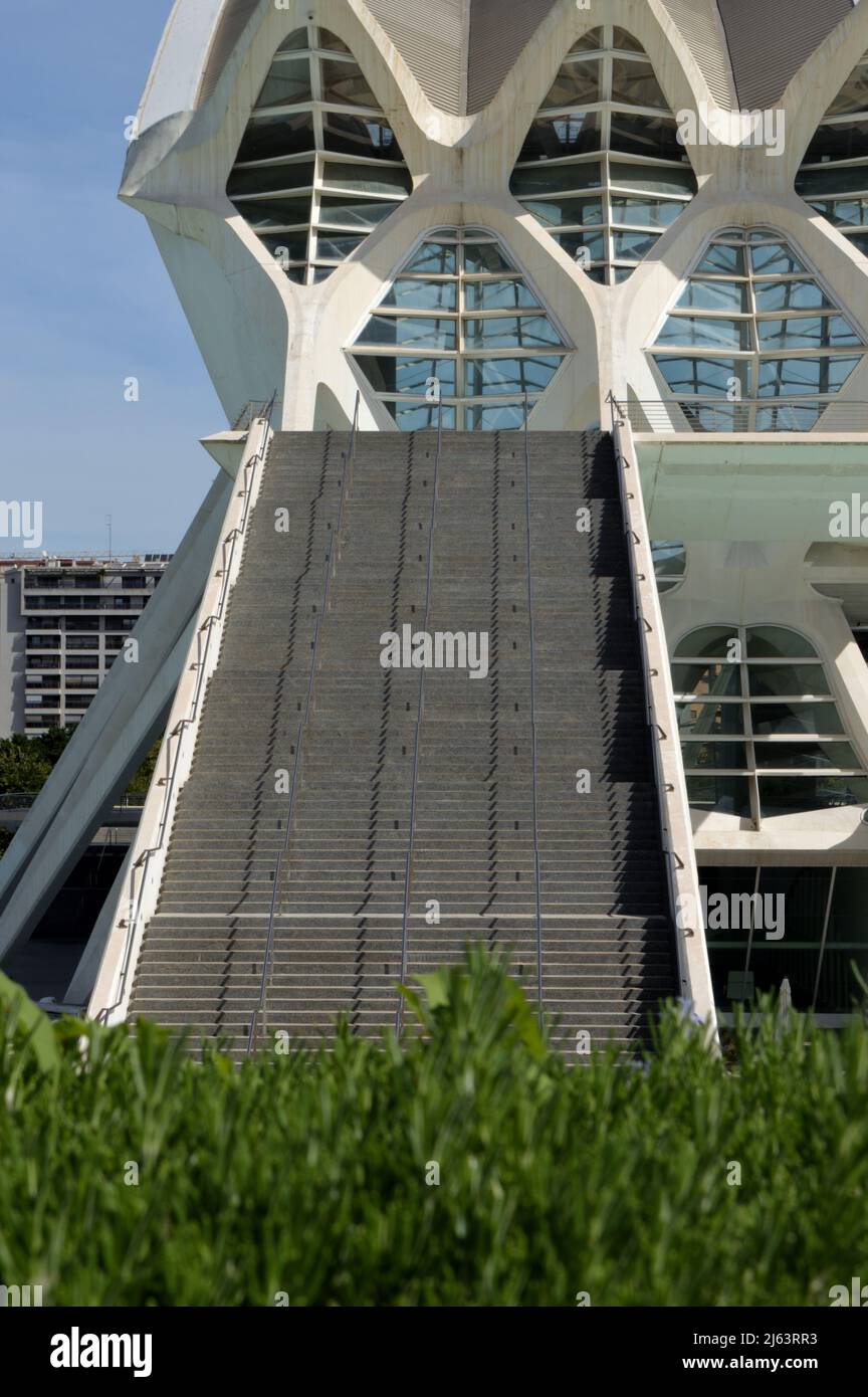 Ciudad de las Artes y las Ciencias Valencia Foto Stock