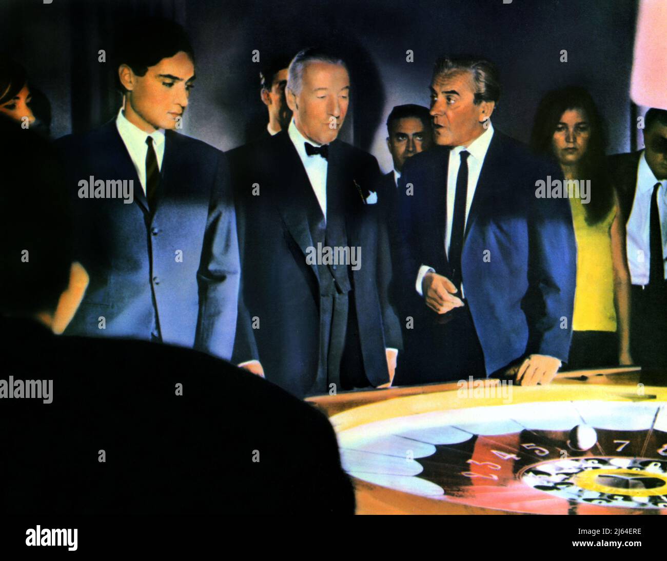 WILFRID HYDE-WHITE, JOHN LE MESURIER, NOSTRO UOMO A MARRAKESH, 1966 Foto Stock