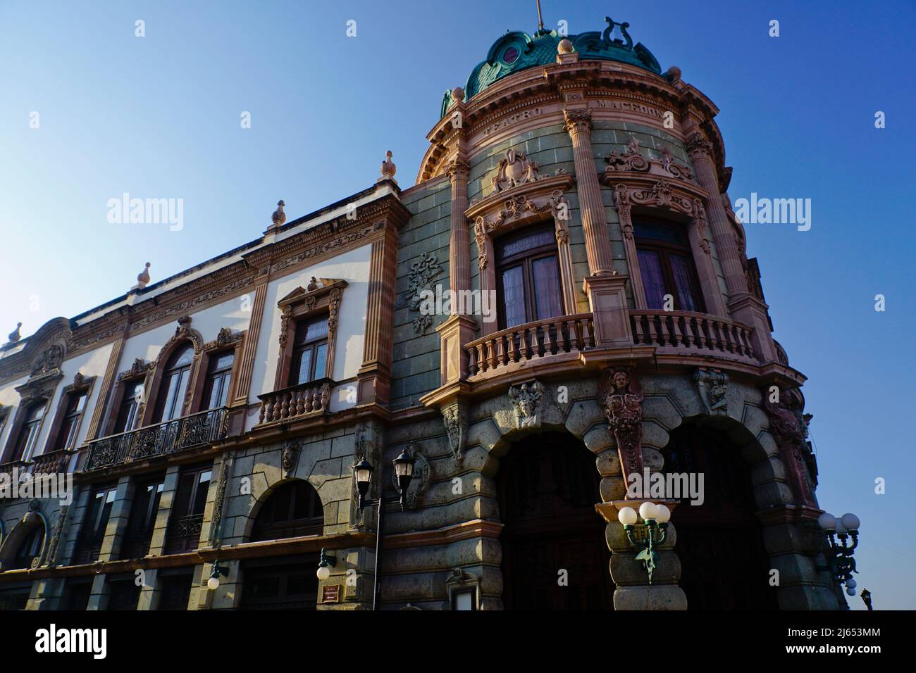 TEATRO MACEDONIO Alcalá, (Teatro Macedonio Alcala), Oaxaca de Juárez City, Oaxaca, Messico Foto Stock