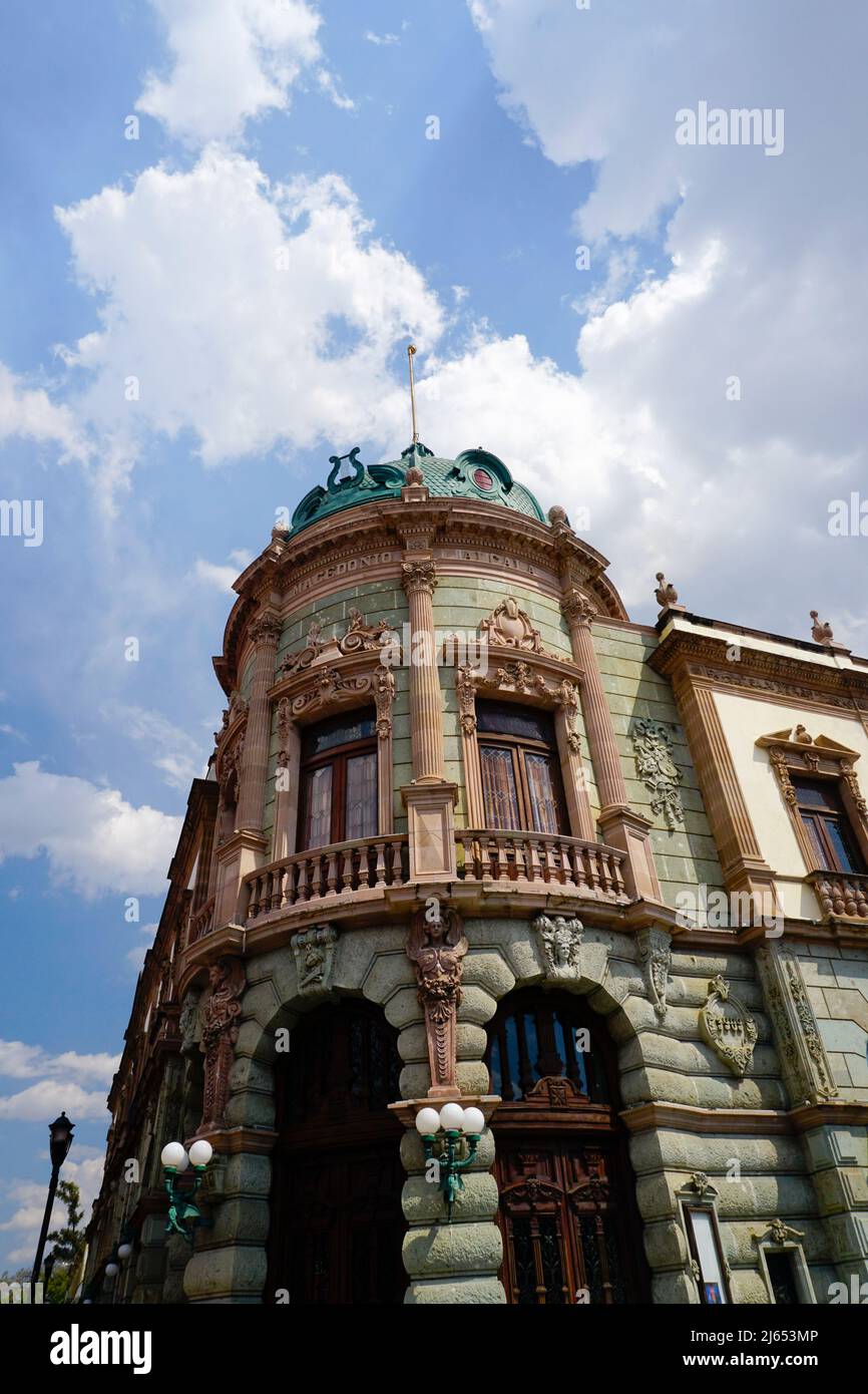 TEATRO MACEDONIO Alcalá, (Teatro Macedonio Alcala), Oaxaca de Juárez City, Oaxaca, Messico Foto Stock