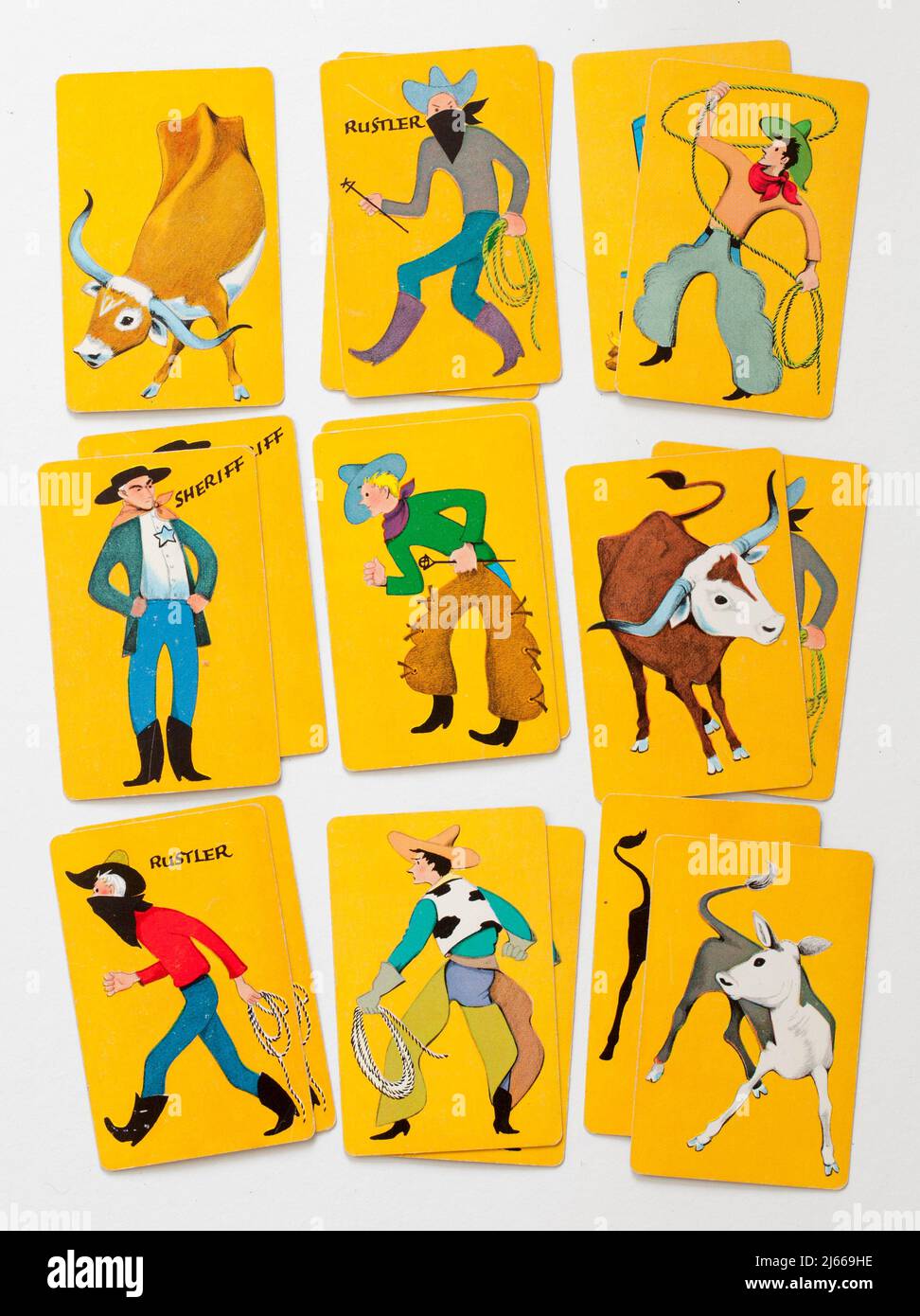 Carte da gioco Trail Drive Foto Stock