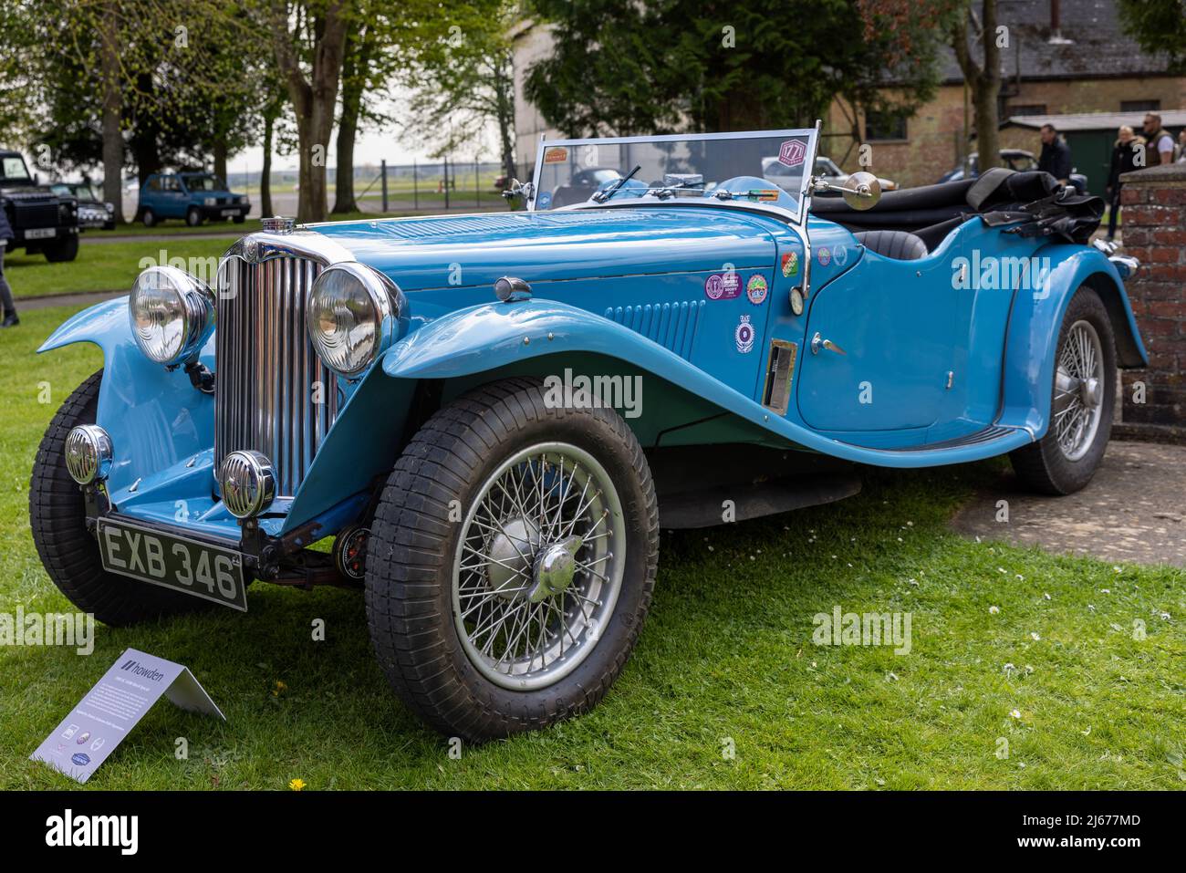 1938 AC 16/80 Marzo Speciale (EXB 346) in mostra allo Scramble di Aprile che si tiene presso il Bicester Heritage Centre il 23rd Aprile 2022 Foto Stock
