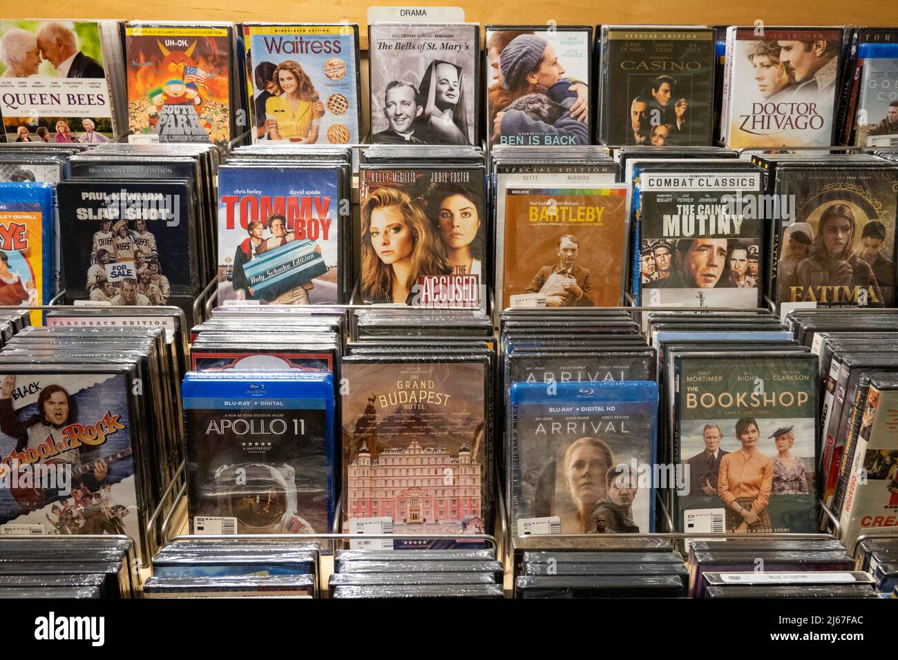 Barnes & Noble Booksellers Display, 2022, NW York City, USA Foto Stock