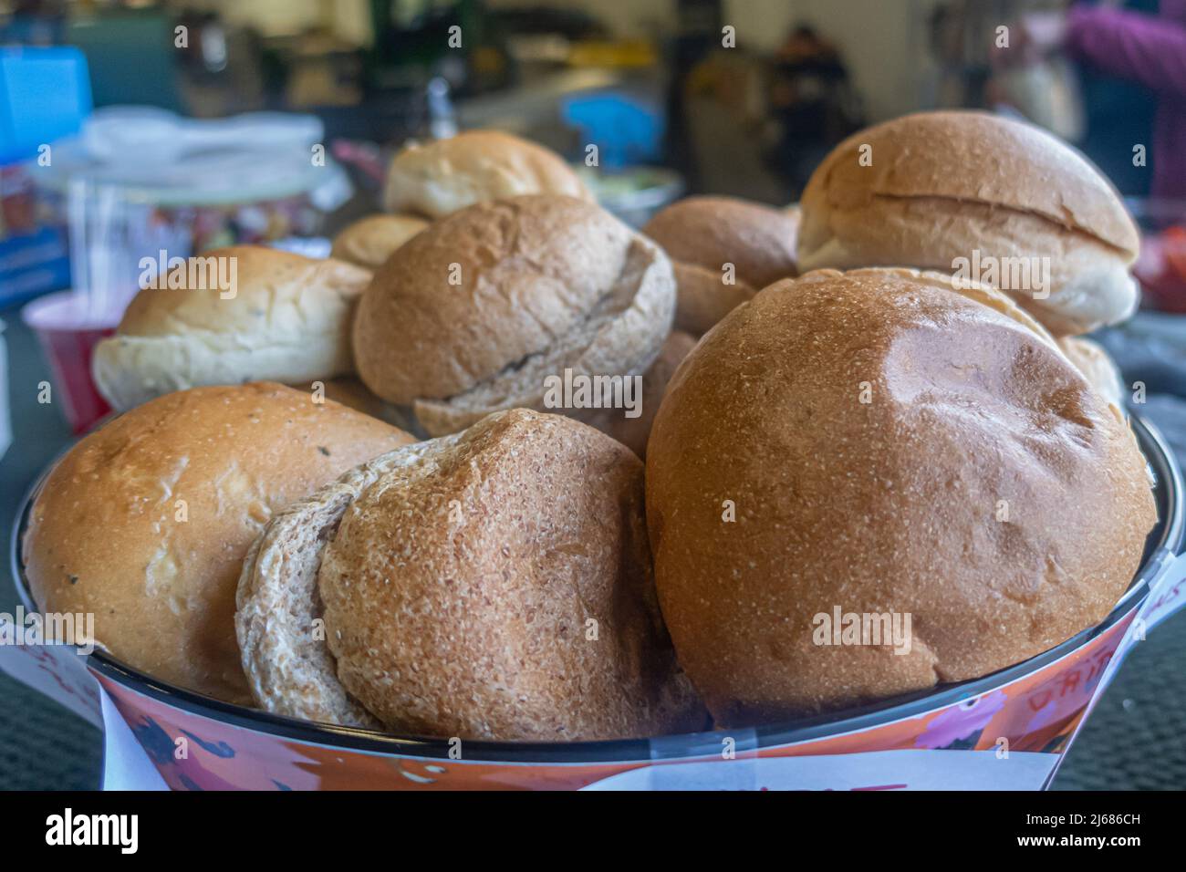 panini assortiti per barbecue nel fine settimana Foto Stock