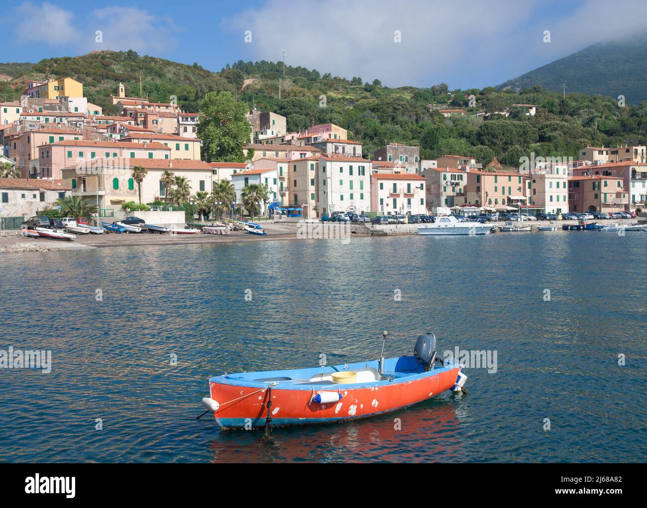 Villaggio di Rio Marina ,Isola d'Elba,Toscana,mar mediterraneo,Italia Foto Stock