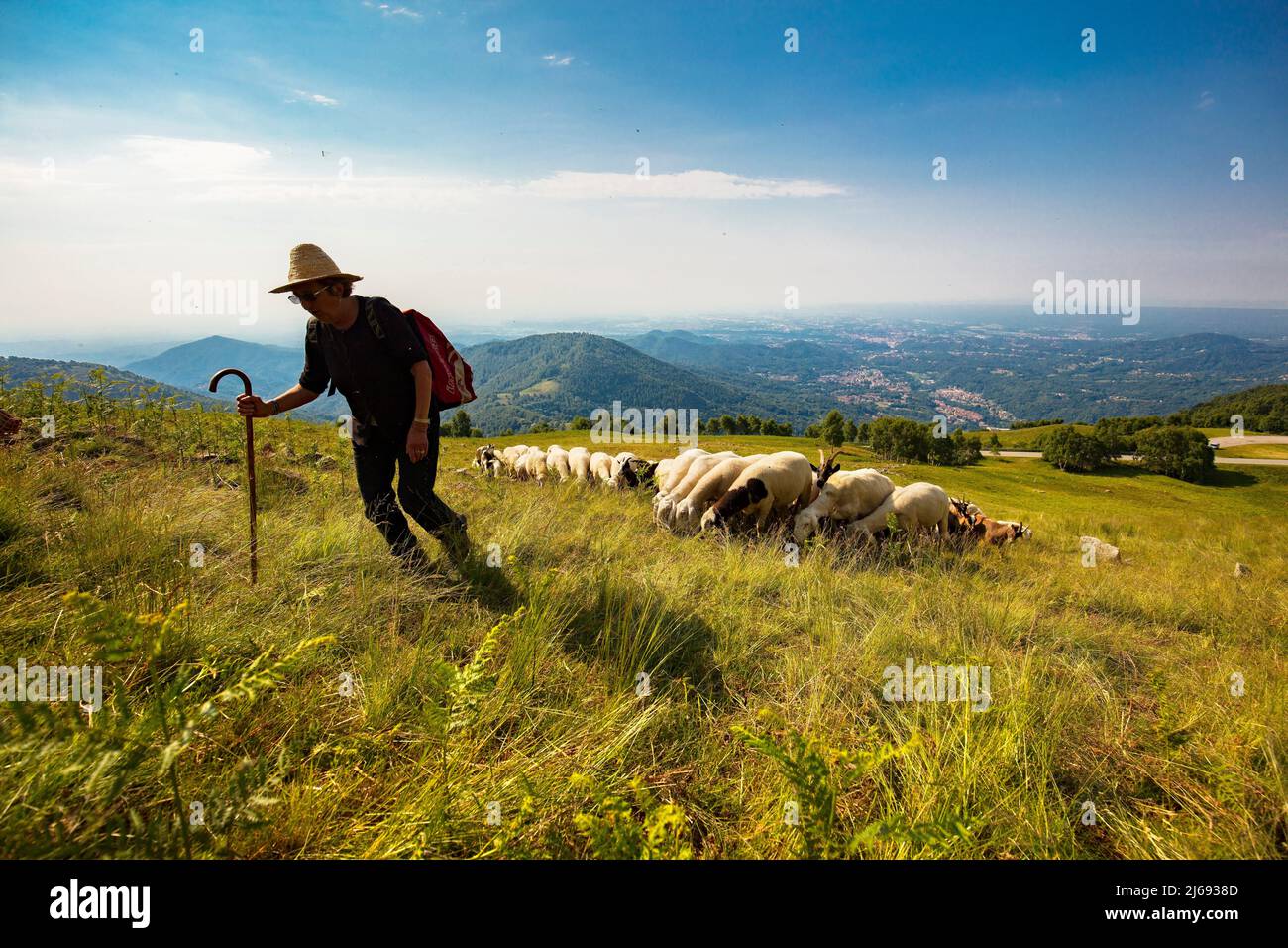 Localita Cascina lunga, Biella, Piemonte, Italia Foto Stock