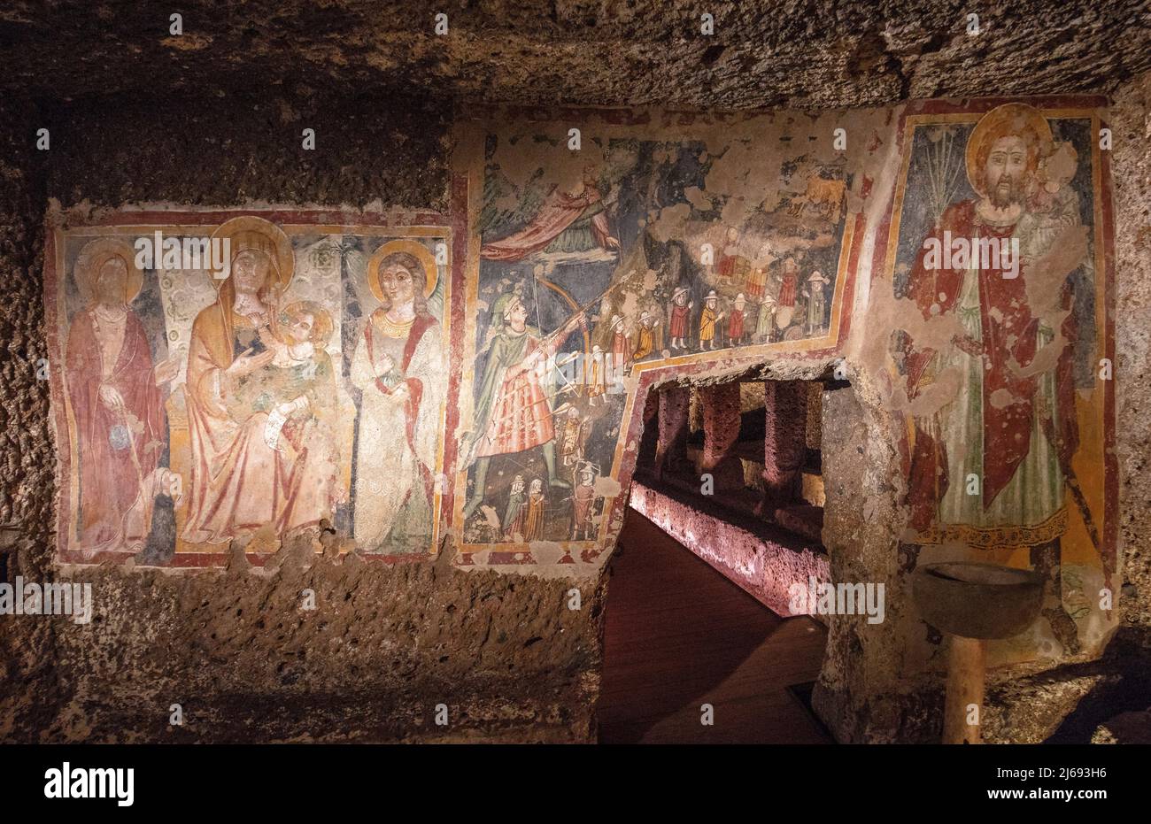Chiesa della Madonna del Parto, Sutri, Lazio, Italia Foto Stock