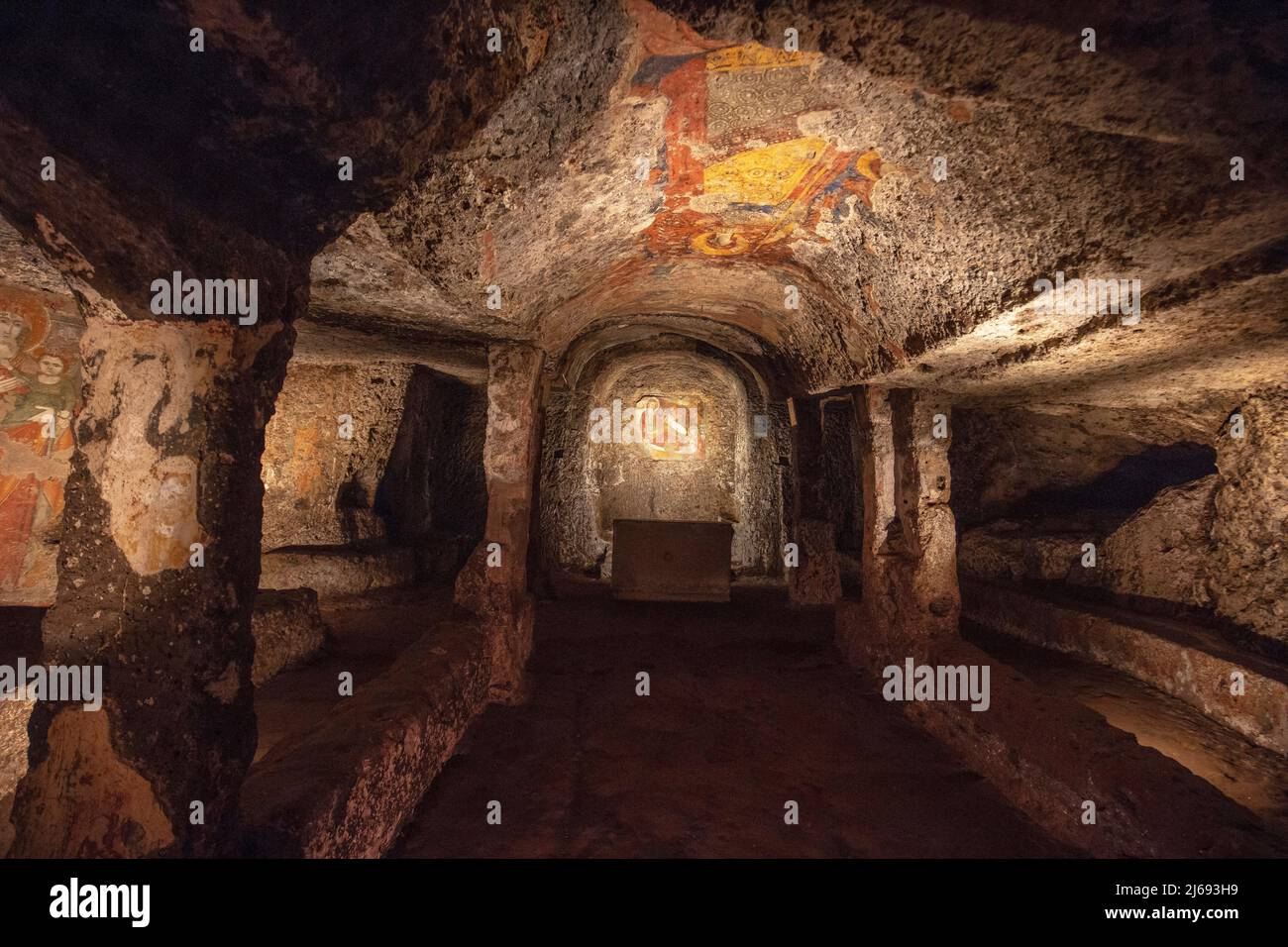 Chiesa della Madonna del Parto, Sutri, Lazio, Italia Foto Stock