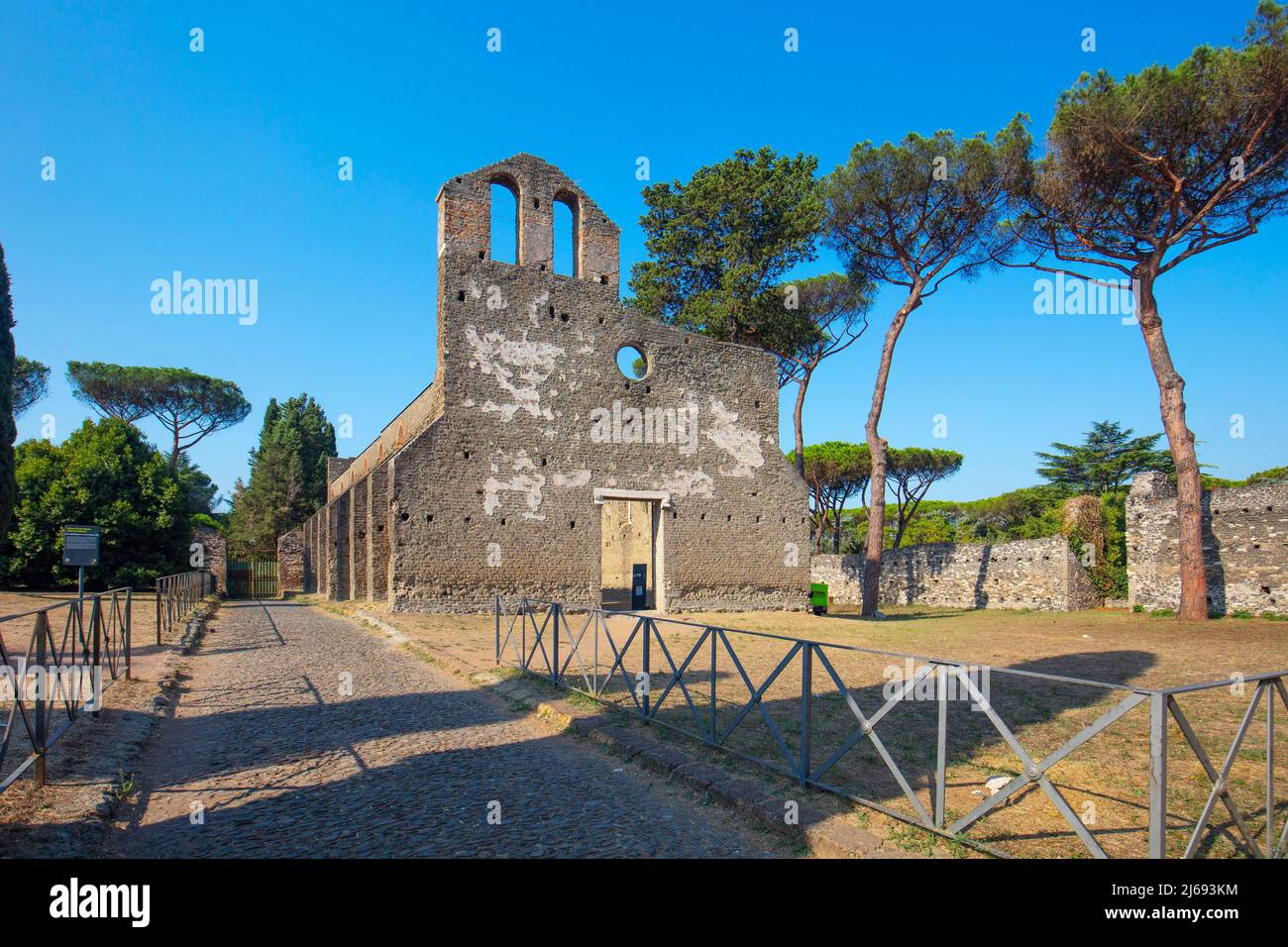 Chiesa di San Nicola a Capo di Bove, Via Appia, Roma, Lazio, Italia Foto Stock