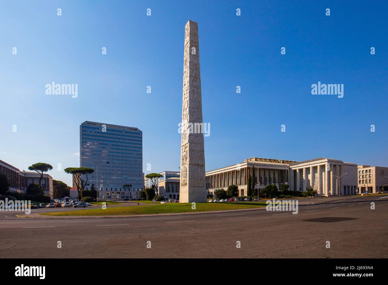 Quartiere EUR, Roma, Lazio, Italia Foto Stock