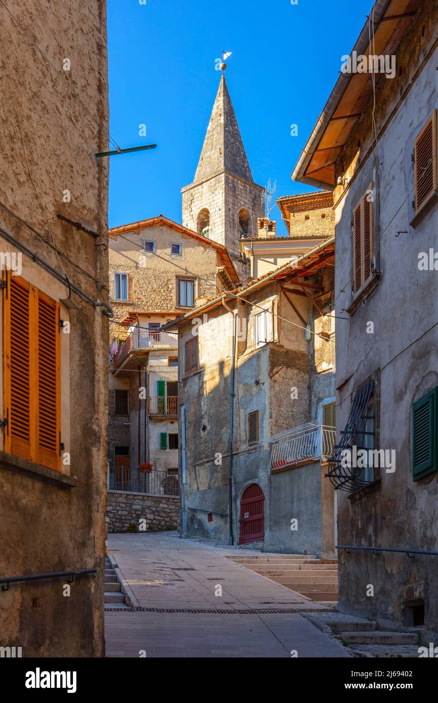 Scanno, l'Aquila, Abruzzo, Italia Foto Stock