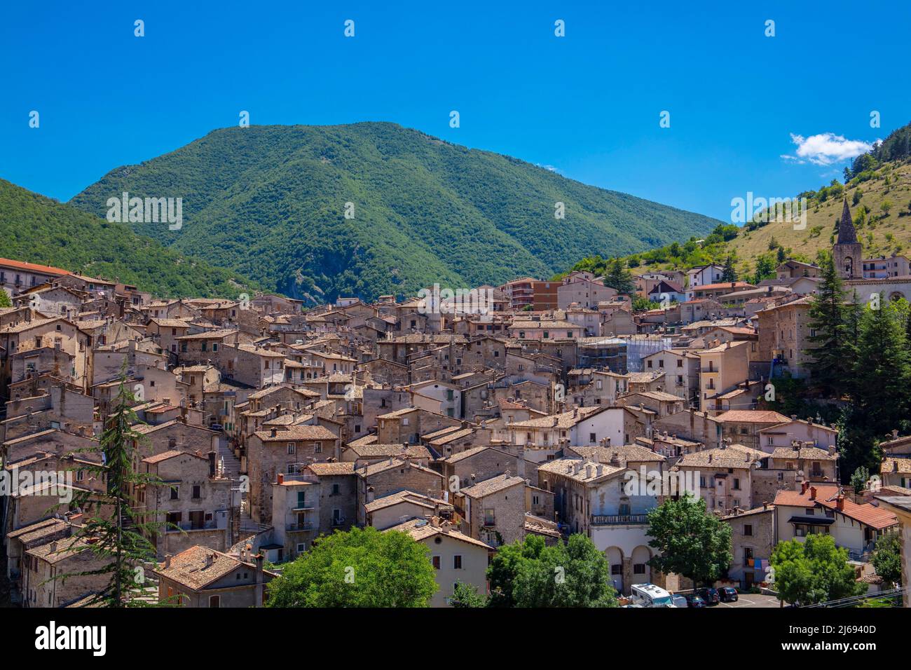Scanno, l'Aquila, Abruzzo, Italia Foto Stock
