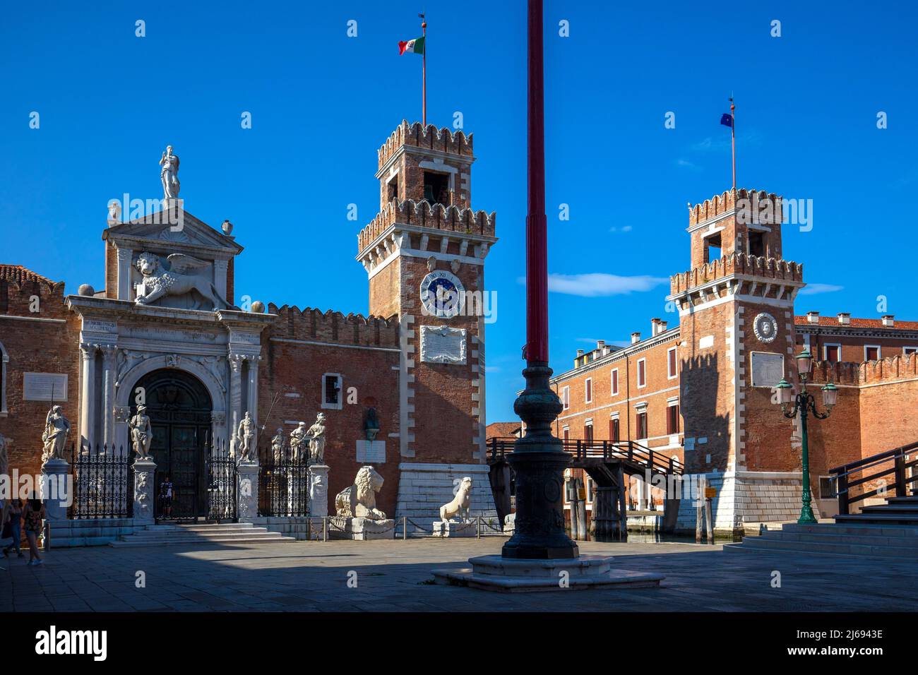 L'Arsenale, Venezia (Venezia), Patrimonio dell'Umanità dell'UNESCO, Veneto, Italia Foto Stock