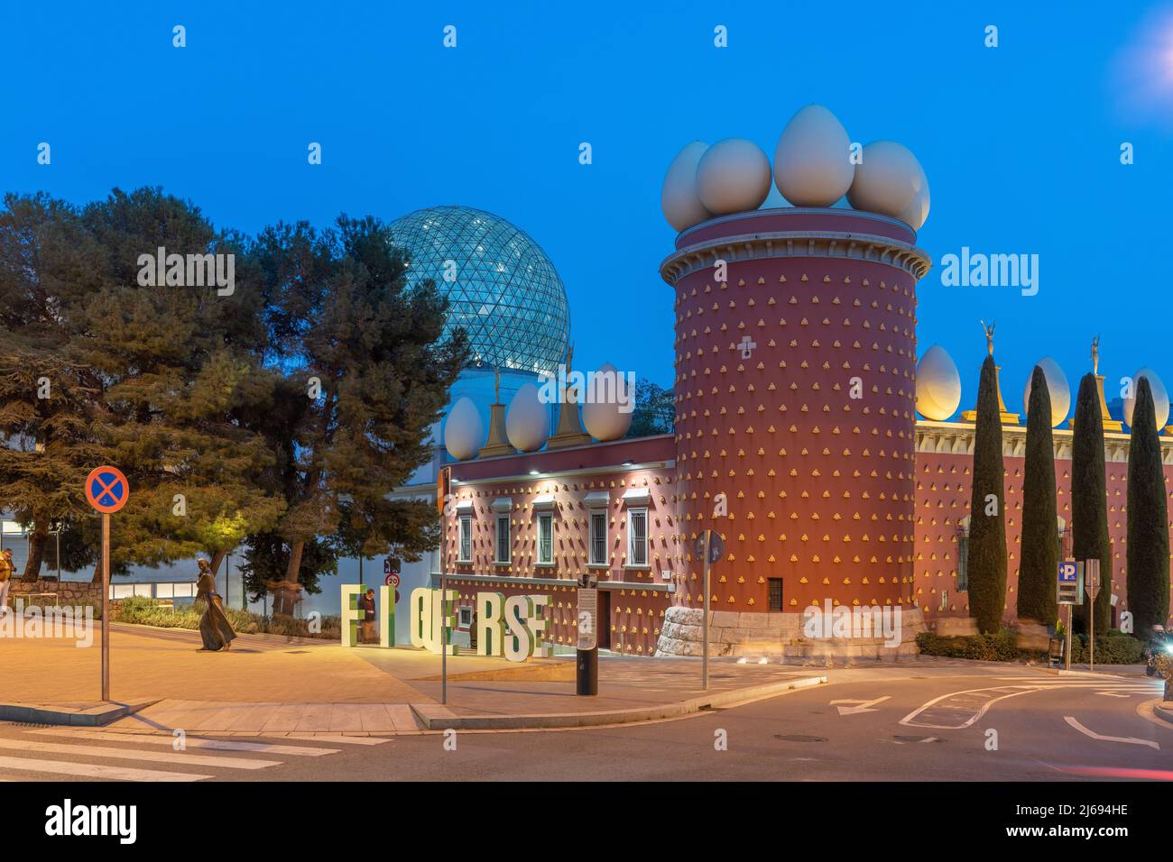 Teatro-Museo di Dali, Figueres, Giriona, Catalogna, Spagna, Europa Foto Stock