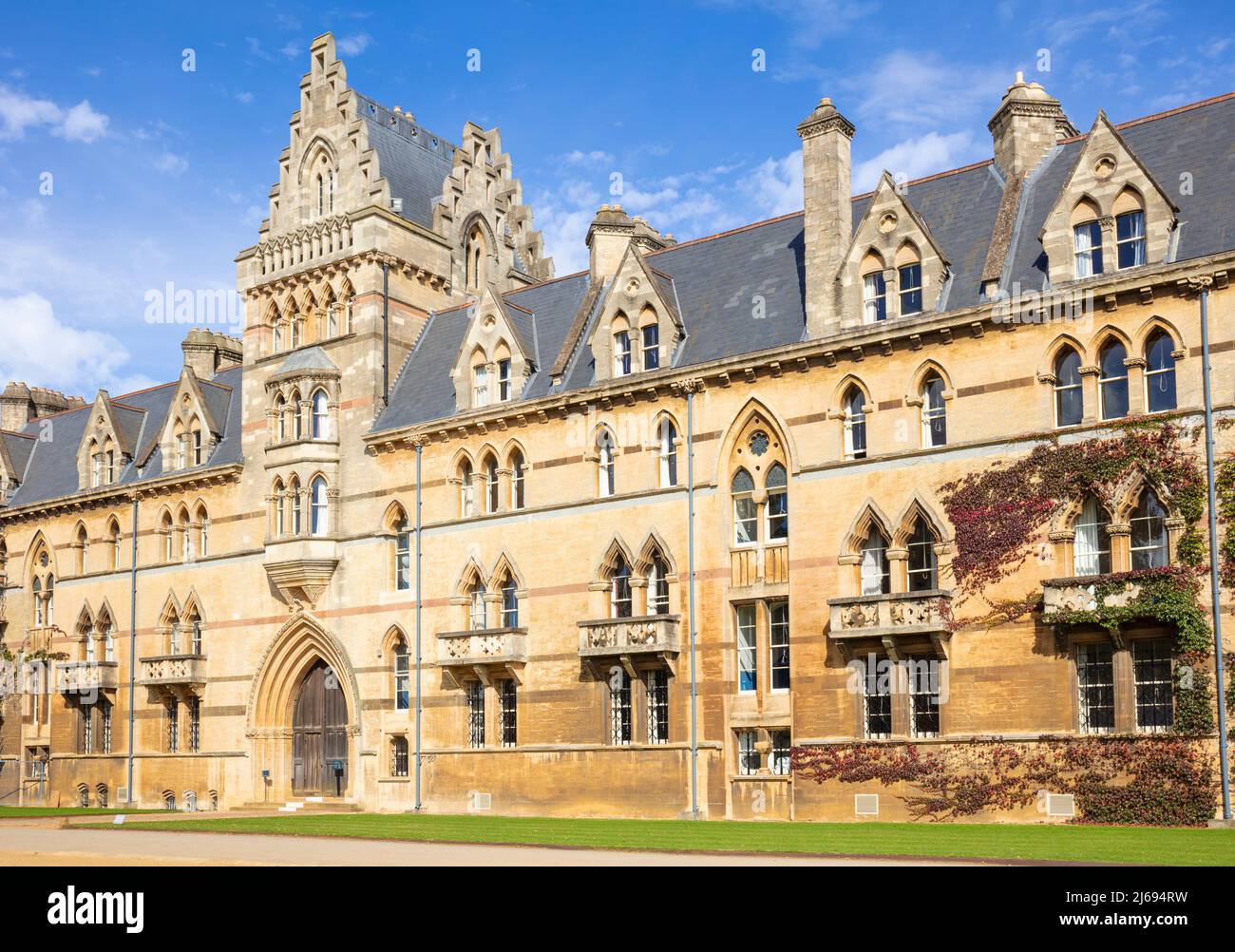 Christ Church College, Meadow Building, Oxford University, Oxford, Oxfordshire, Inghilterra, Regno Unito Foto Stock