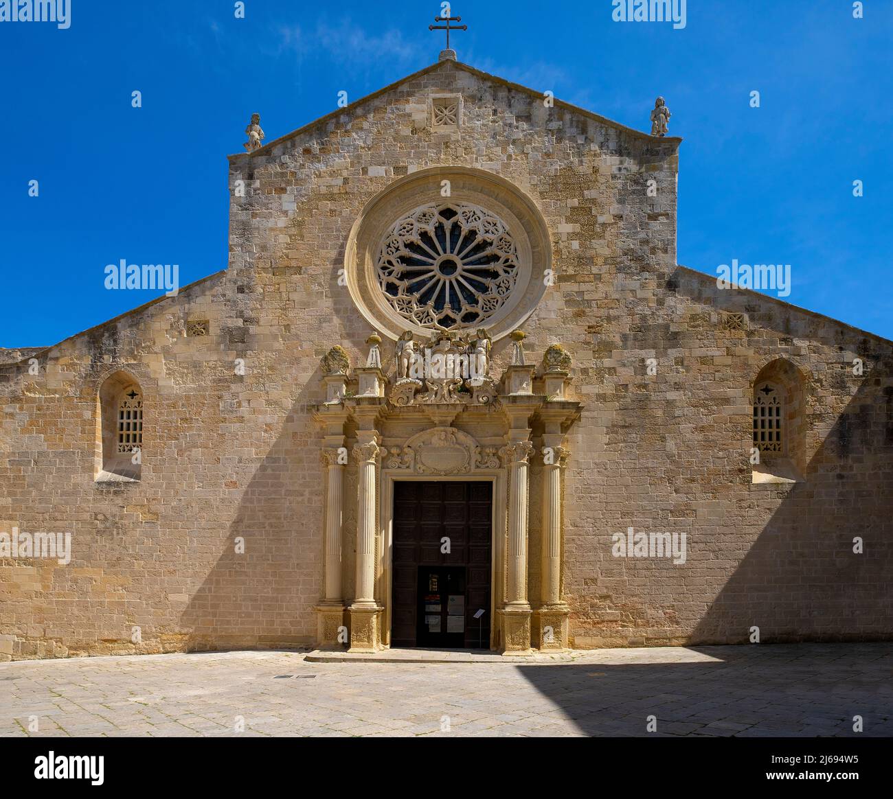 Cattedrale di Otranto. Cattedrale dedicata all'Annunciazione della Vergine Maria in Otranto. La cattedrale cattolica romana, dedicata agli annunciati Foto Stock