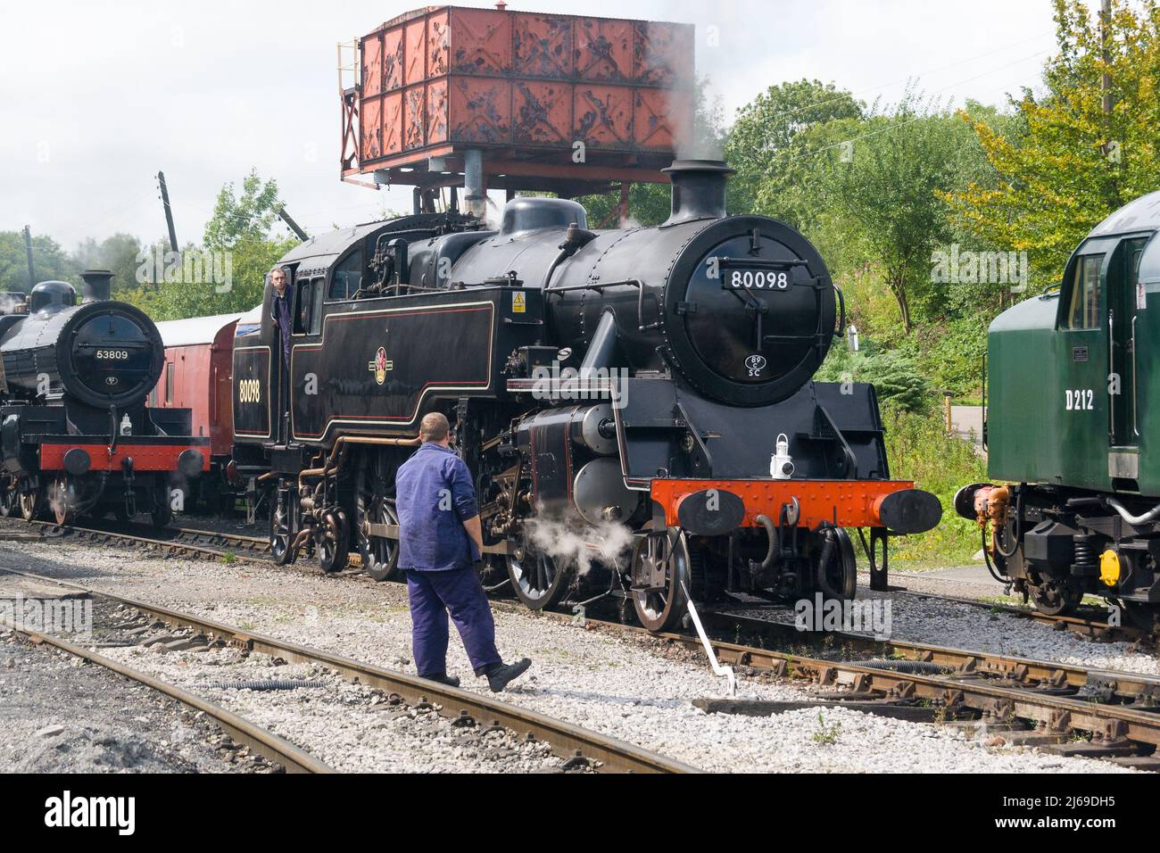 Una visita alla Midland Railway, Butterley. Foto Stock