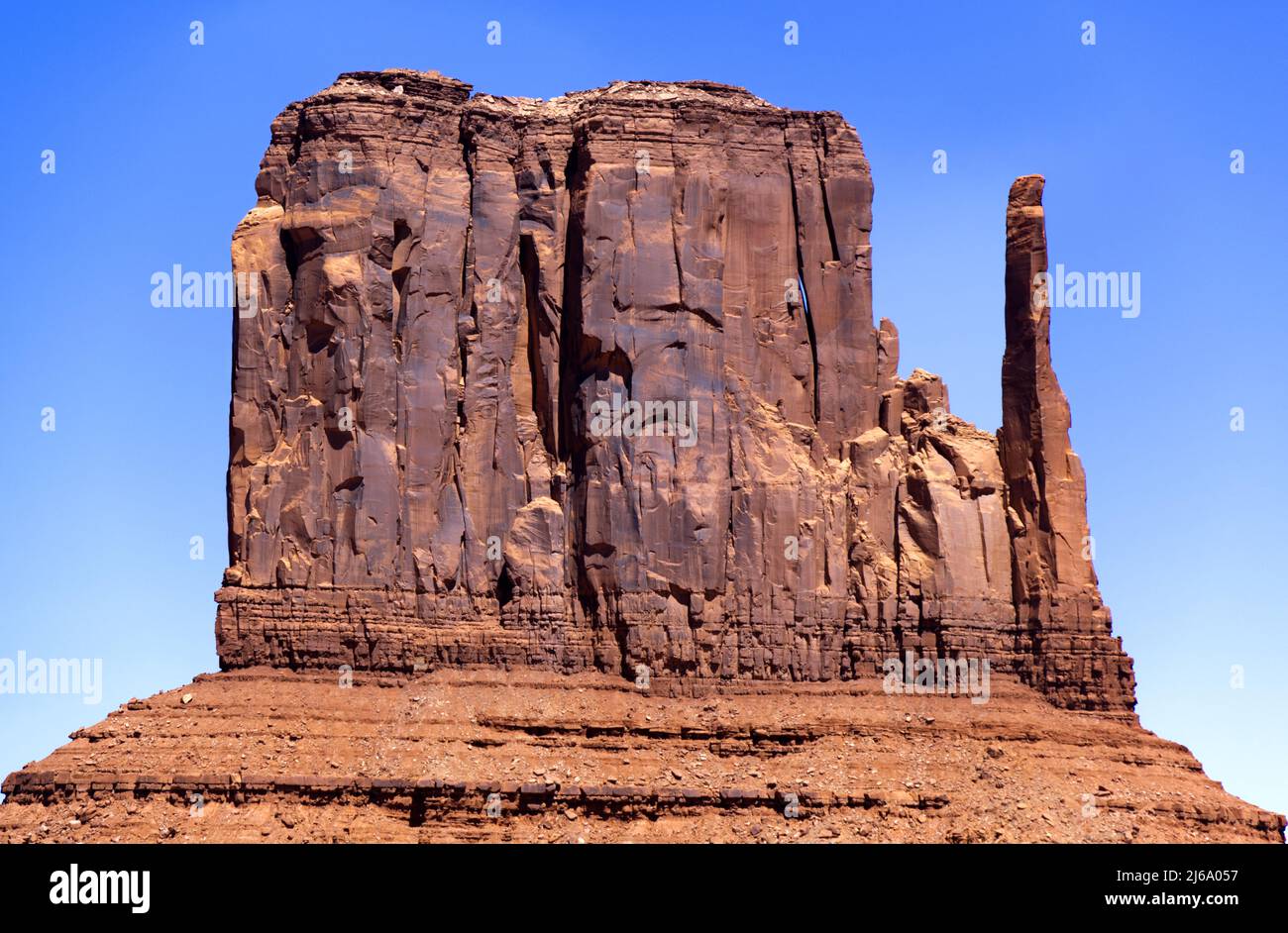 Monument Valley - West Mitten Butte Foto Stock