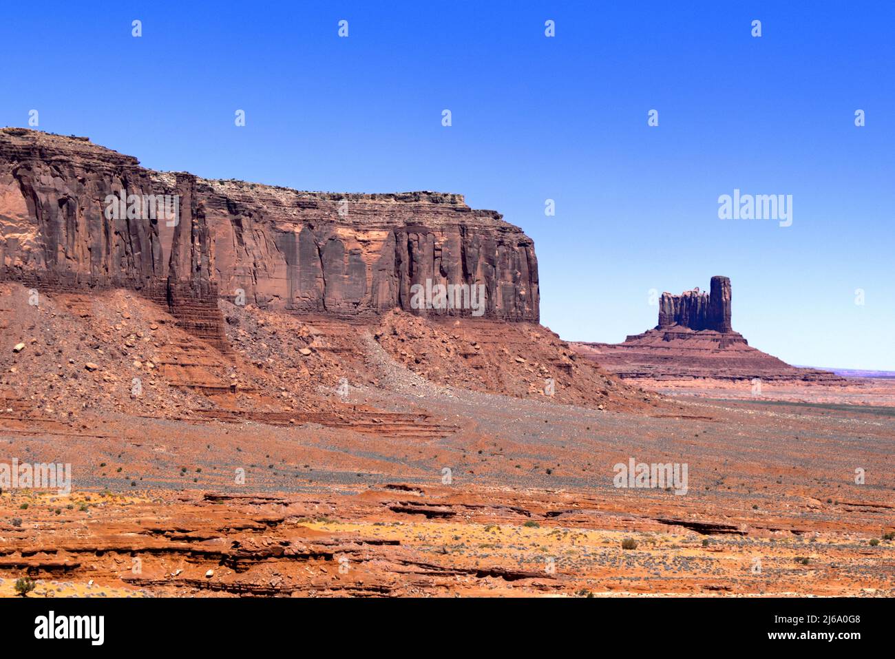 Monument Valley dal Centro visitatori Foto Stock
