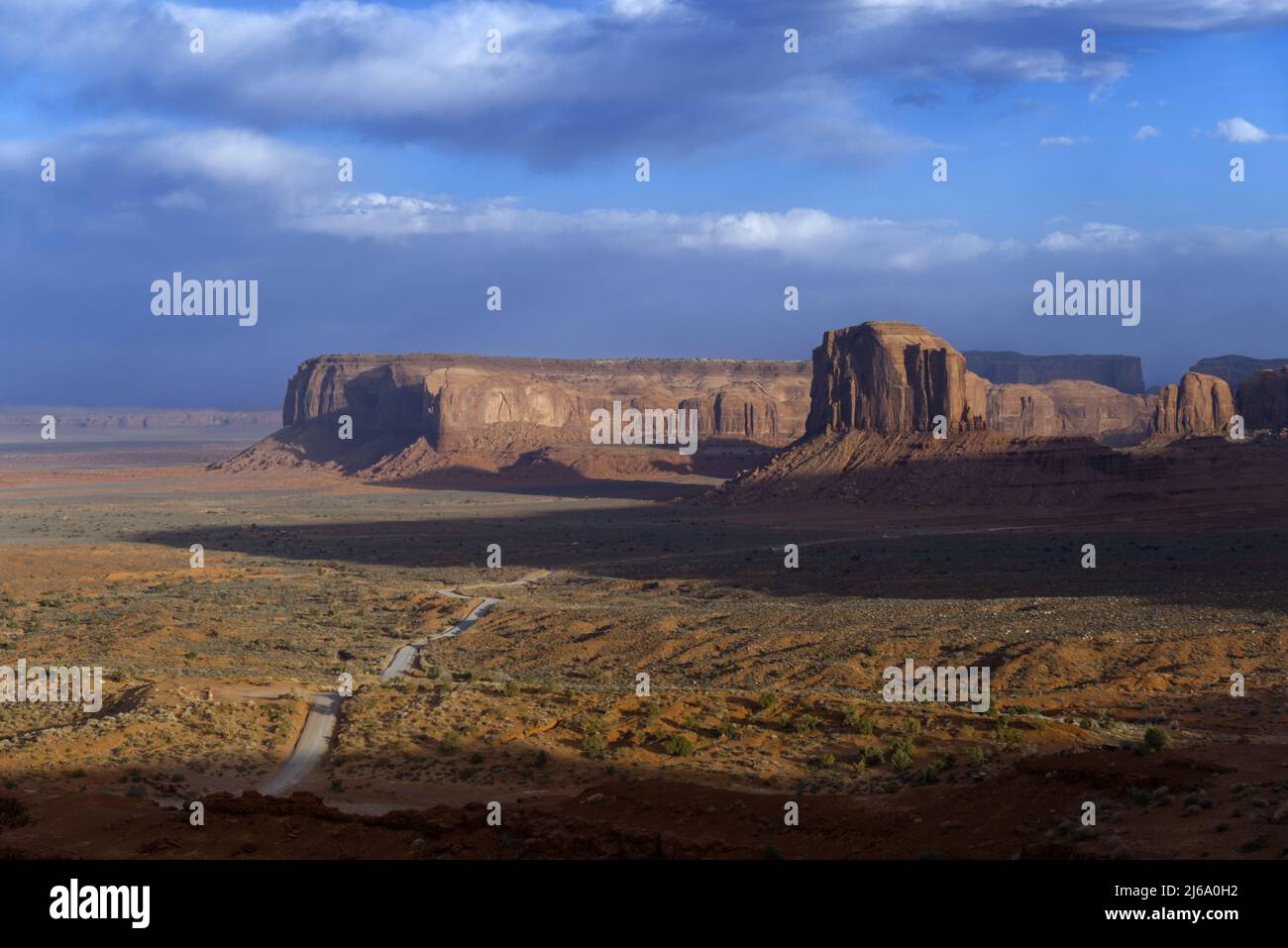 Monument Valley - Monument Valley Road Foto Stock