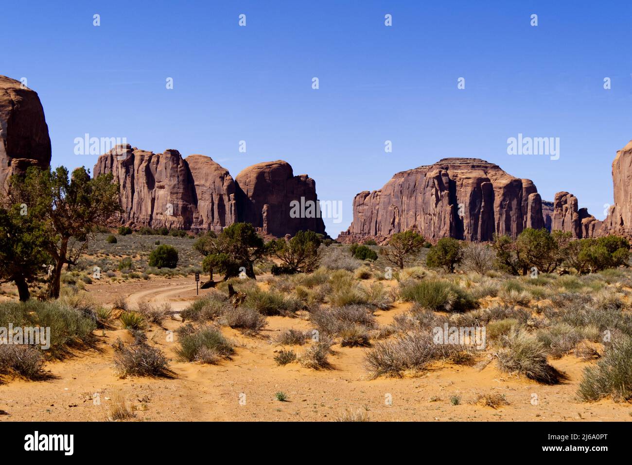 Monument Valley - Sands Spring Point Foto Stock