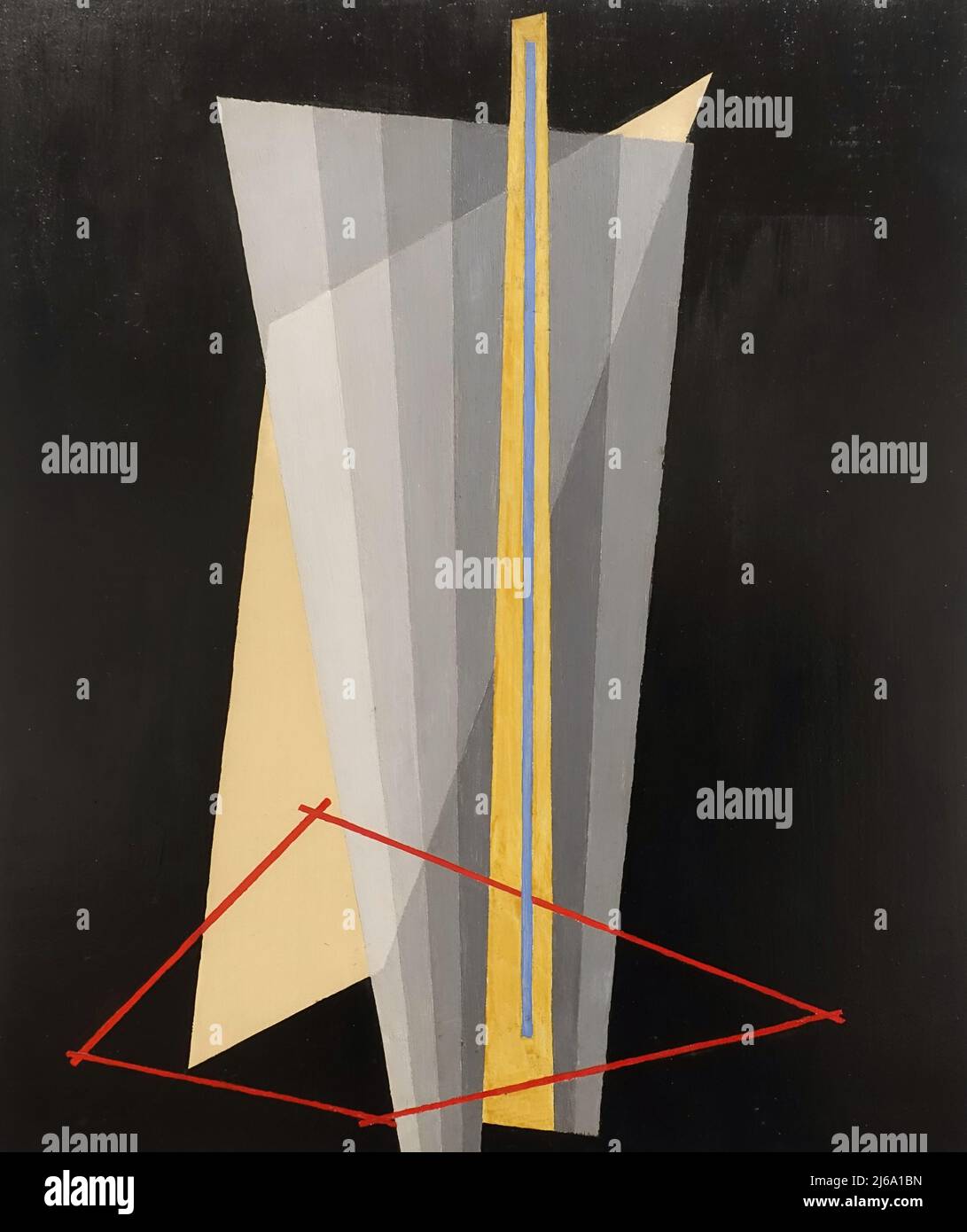 Arte di Laszlo Moholy-Nagy - pittura - costruzione (1922) Foto Stock