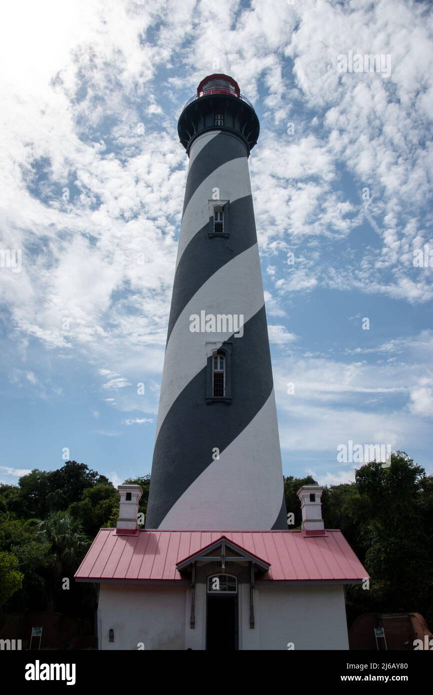 Il faro di St Augustine in Florida Foto Stock