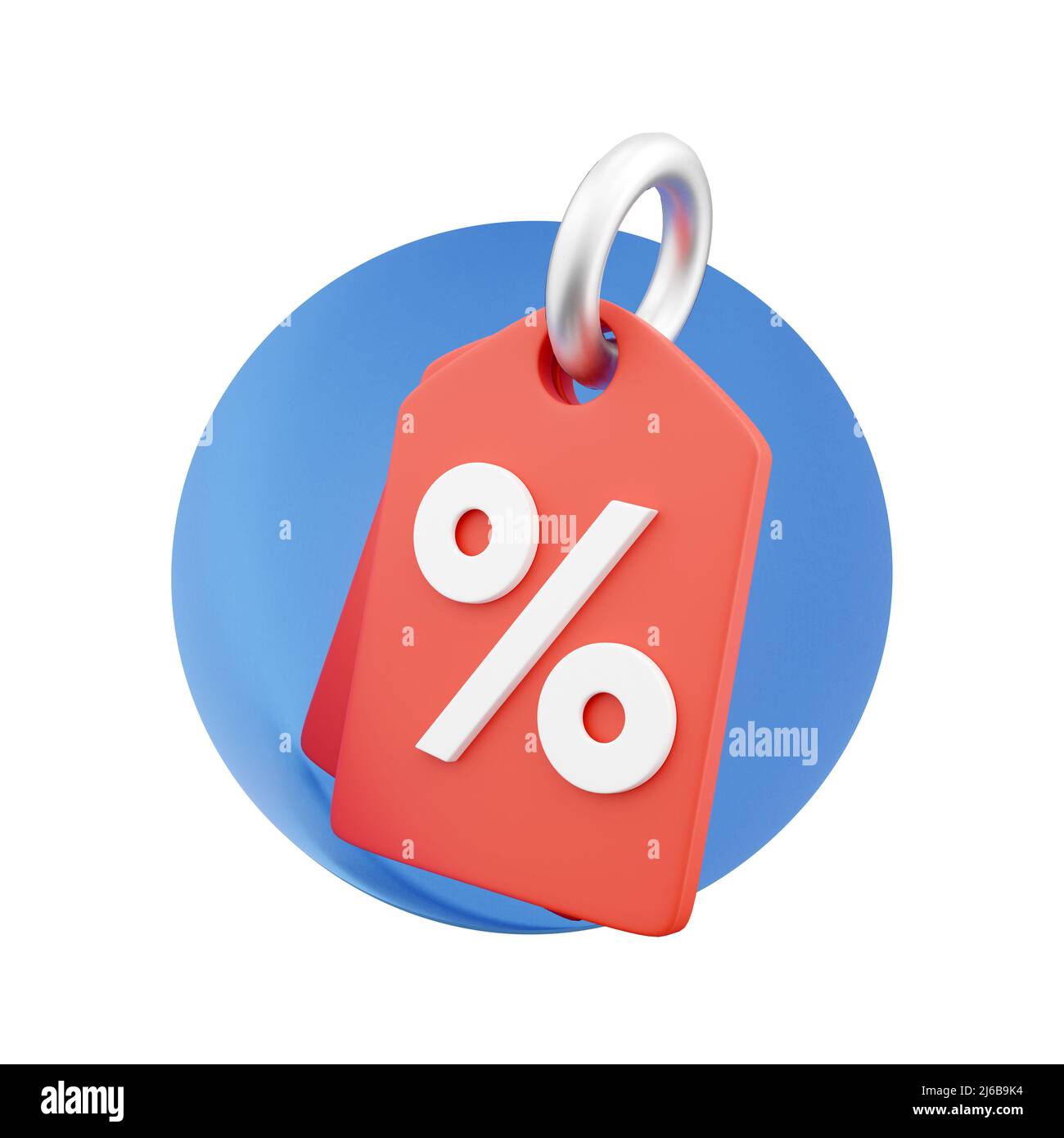 3D Prezzo del rendering tag 3D. Programma fedeltà, buono sconto rosa, vendite con un'offerta eccellente. 3D rendere Speciale promozione, pubblicità di merci con un Foto Stock