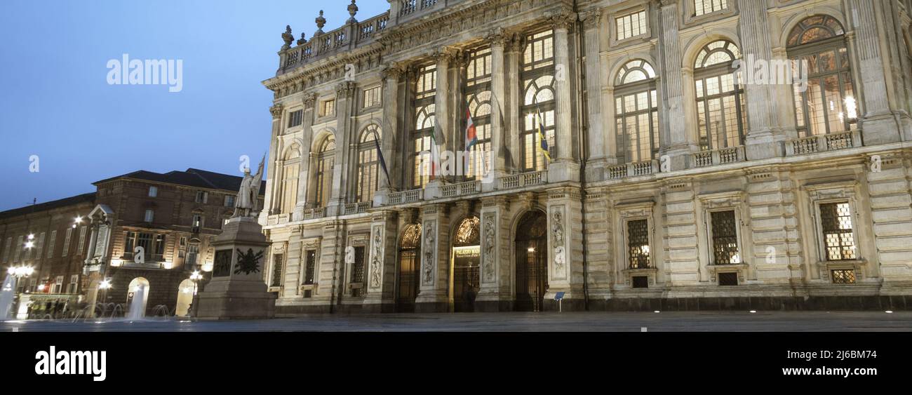 Museo della città di Palazzo Madama, Torino, Italia Foto Stock