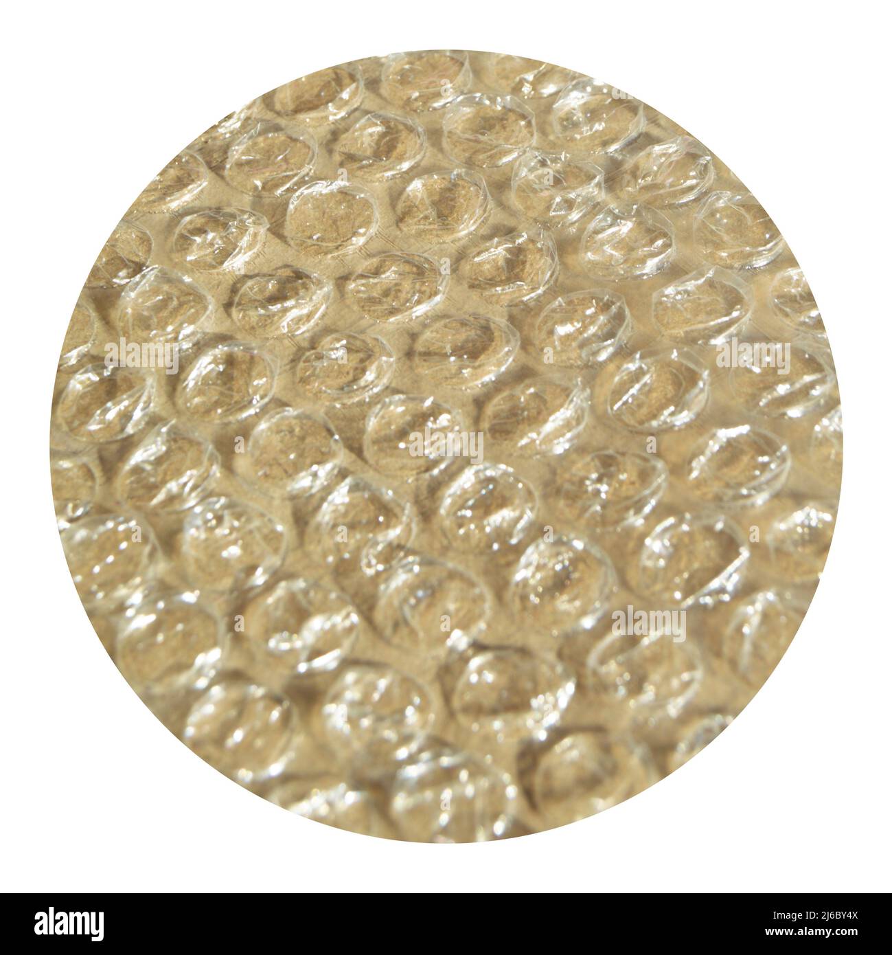 Pellicola protettiva per bolle d'aria di plastica per pellicola di rivestimento, struttura di imballaggio bolle d'aria Foto Stock