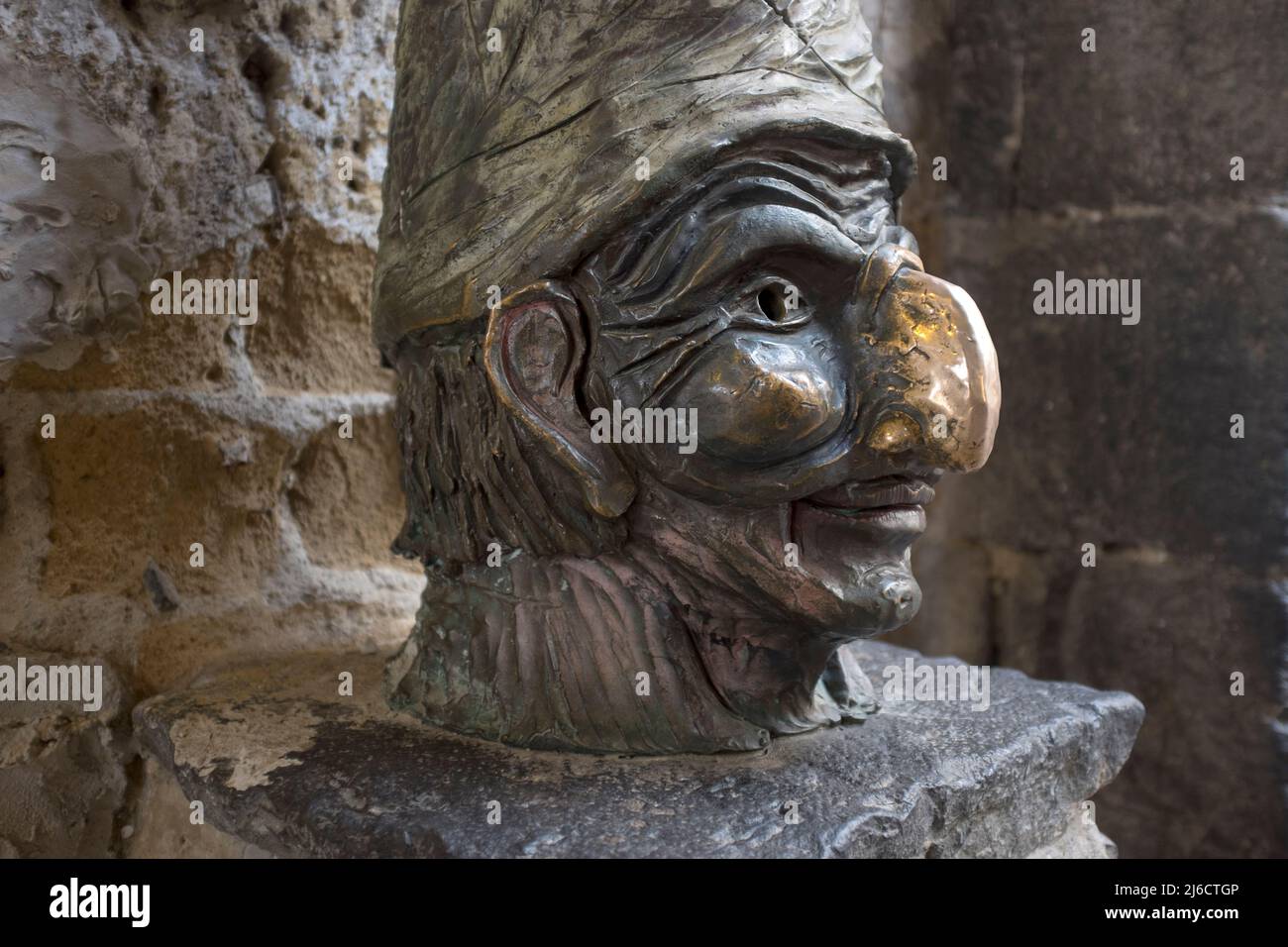 foto di busto di pulcinella