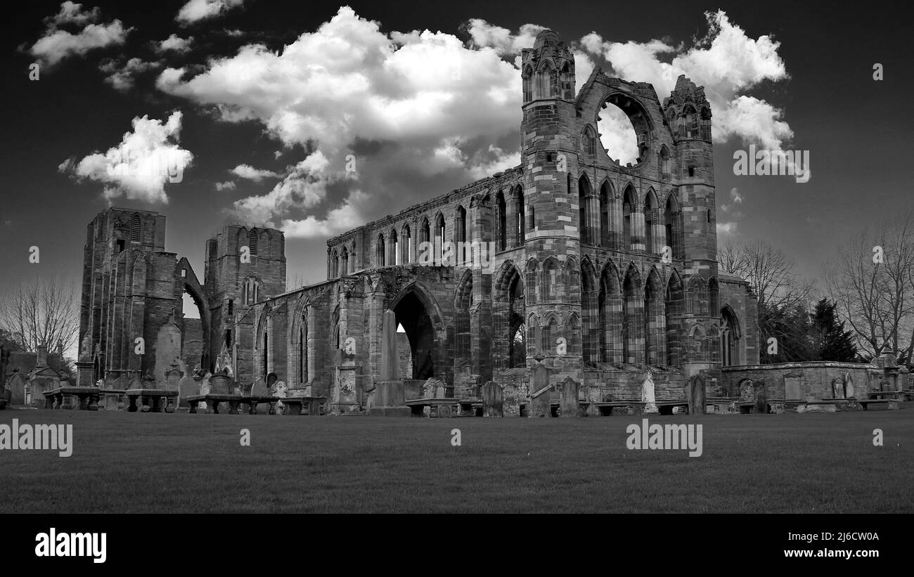 Cattedrale di Elgin Foto Stock