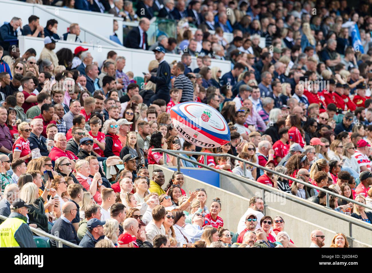 LONDRA, REGNO UNITO. 30th, Apr 2022. Durante l'Esercito degli uomini contro Royal Navy per il trofeo Babcock al Twickenham Stadium sabato 30 aprile 2022. LONDRA INGHILTERRA. Credit: Taka Wu/Alligin UK Foto Stock