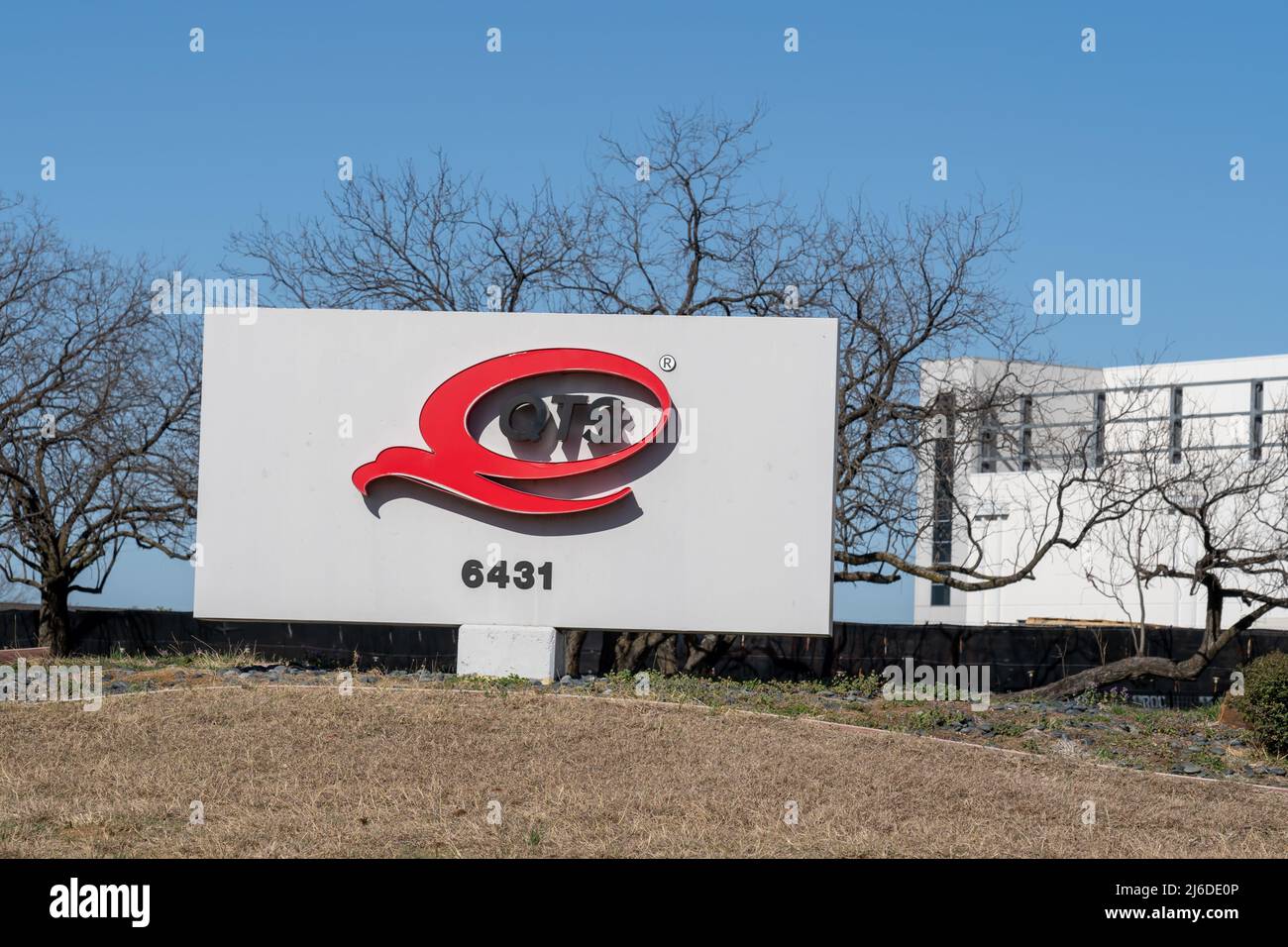 Un QTS Data Center a Irving, Texas, Stati Uniti. Foto Stock